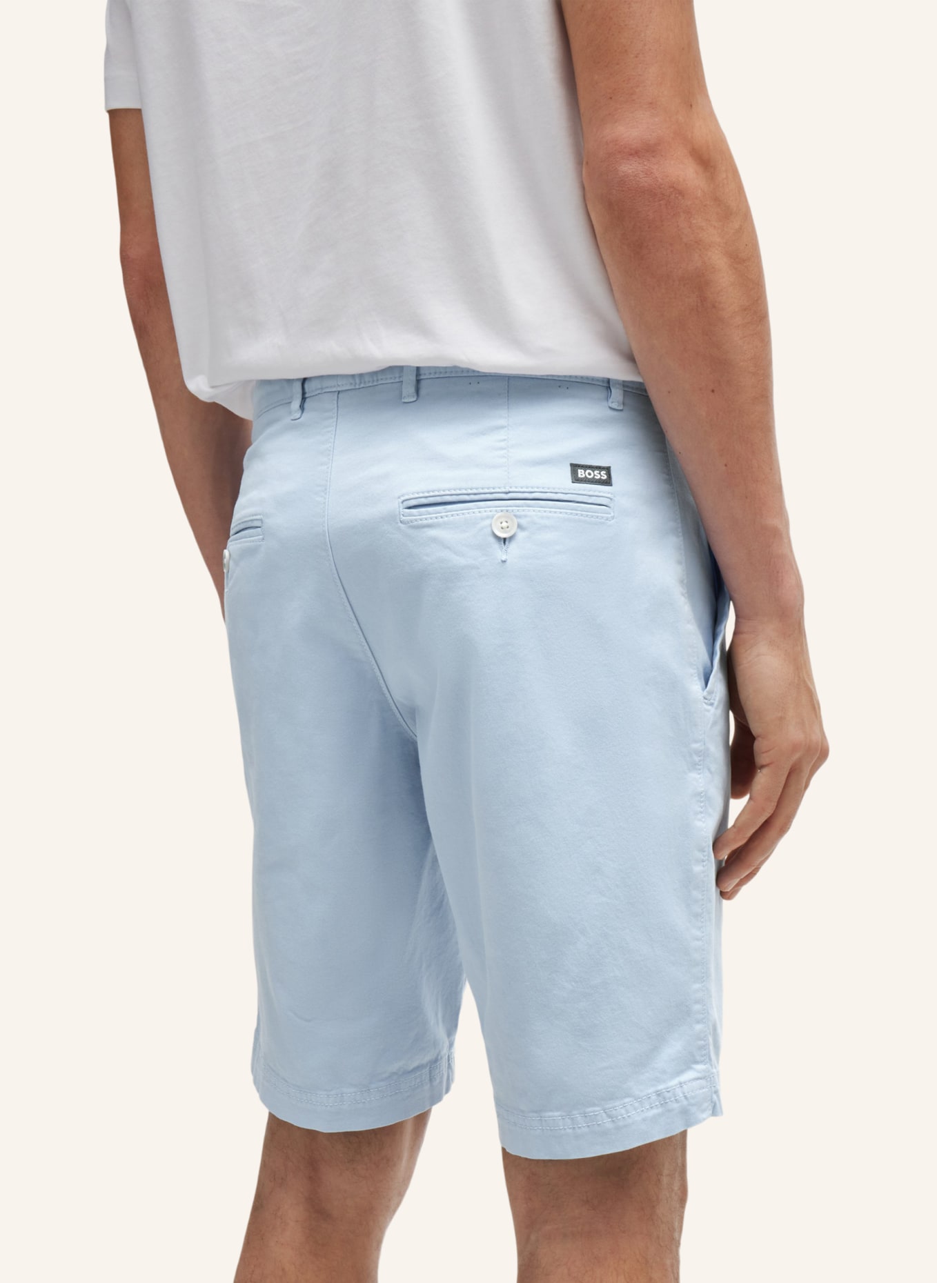 BOSS Short SLICE-SHORT Slim Fit, Farbe: HELLBLAU (Bild 4)