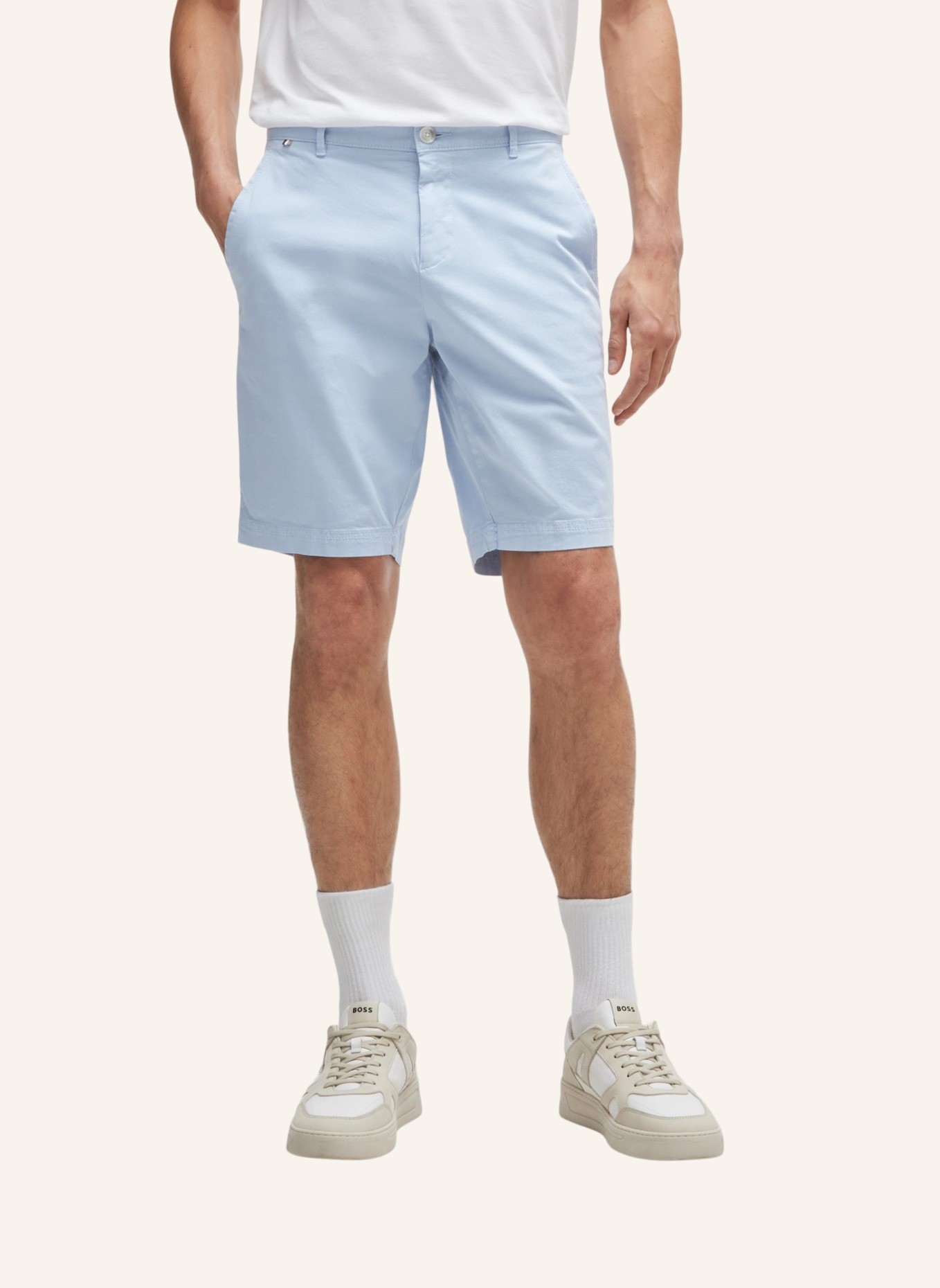 BOSS Short SLICE-SHORT Slim Fit, Farbe: HELLBLAU (Bild 5)
