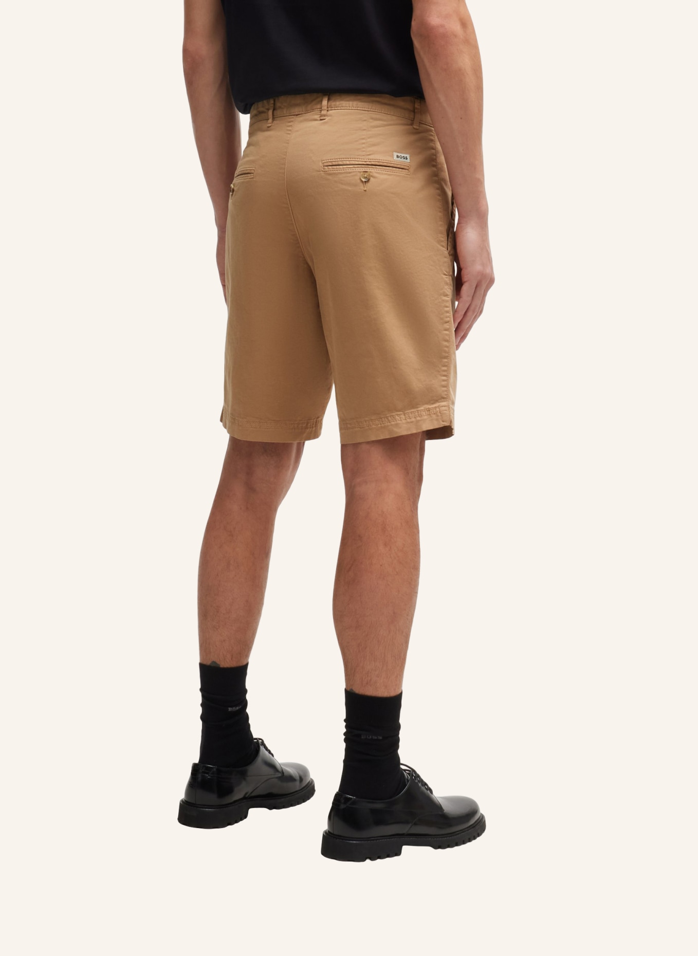 BOSS Short SLICE-SHORT Slim Fit, Farbe: BEIGE (Bild 3)