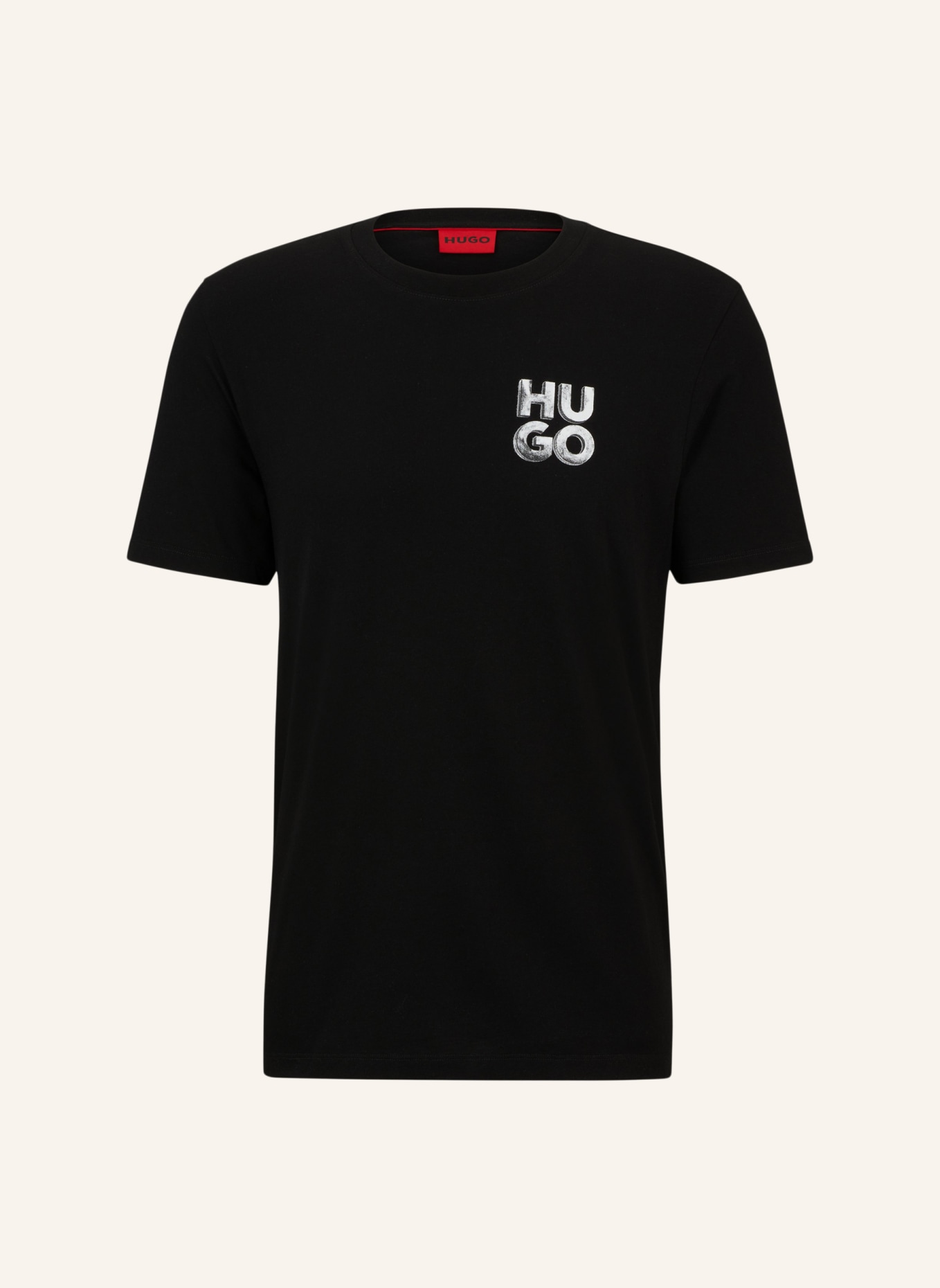 HUGO T-Shirt DETZINGTON241 Regular Fit, Farbe: SCHWARZ (Bild 1)