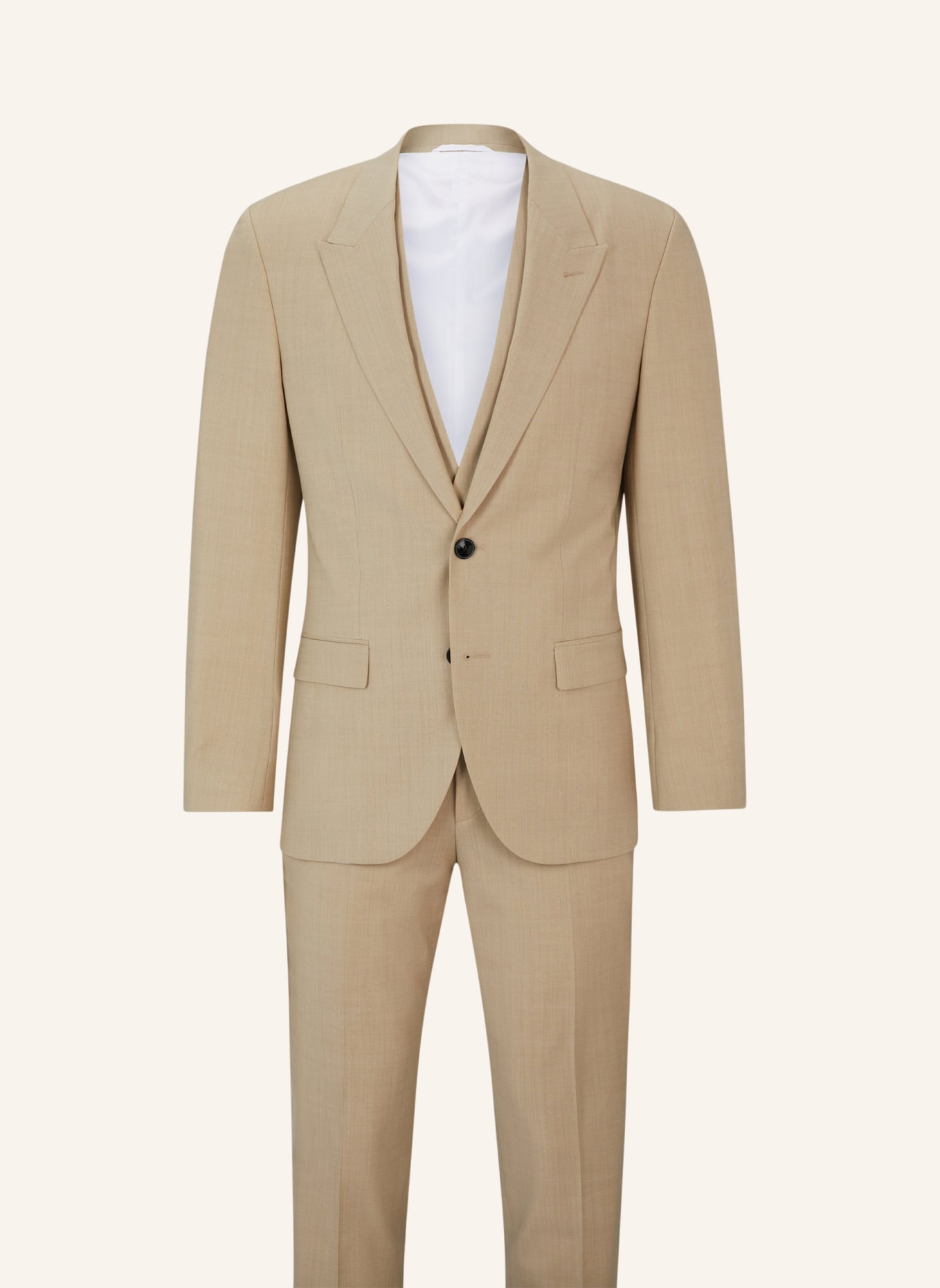 HUGO Business Anzug HENRY/GETLIN242V2X Slim Fit, Farbe: BEIGE (Bild 1)