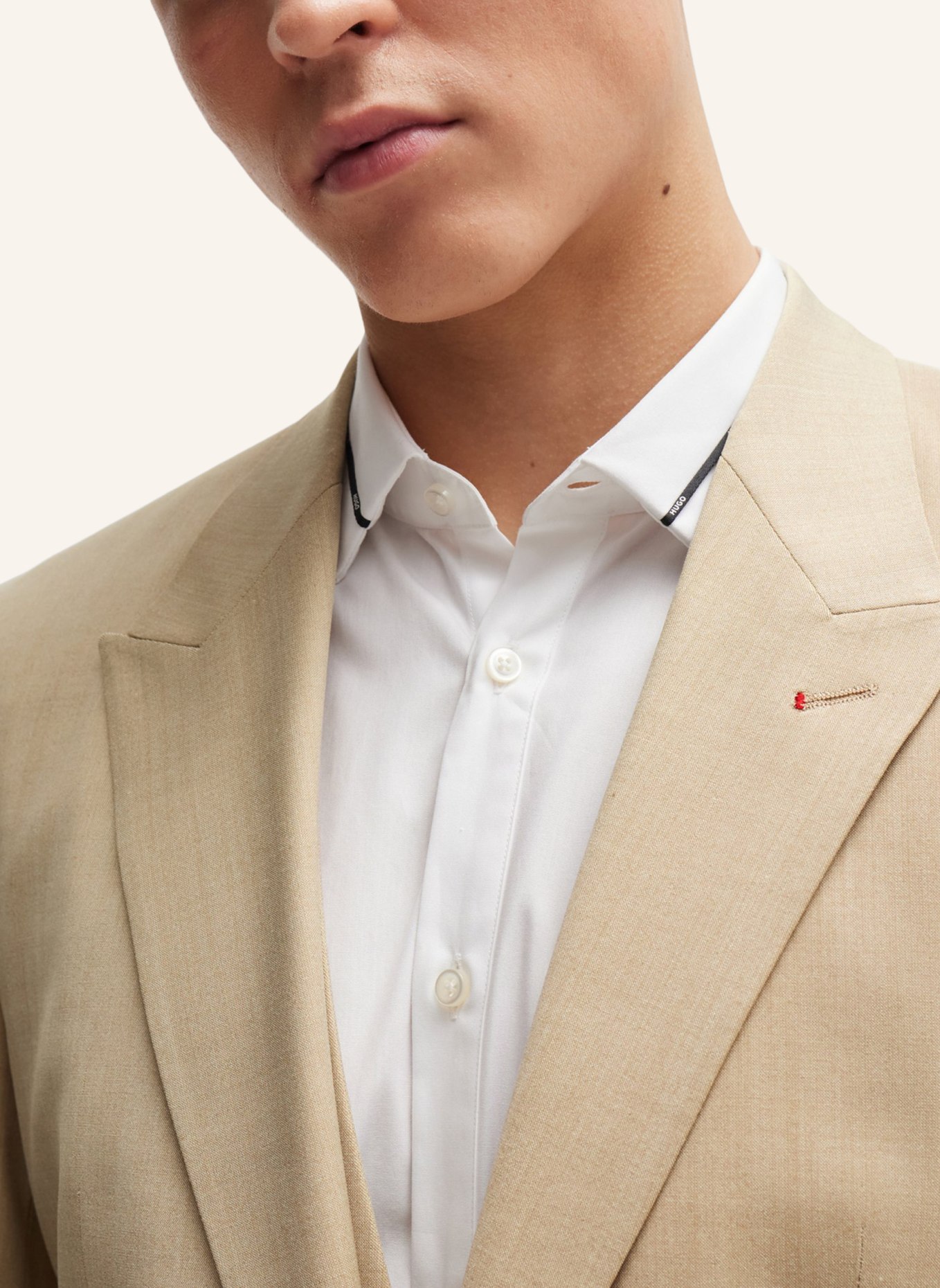 HUGO Business Anzug HENRY/GETLIN242V2X Slim Fit, Farbe: BEIGE (Bild 4)