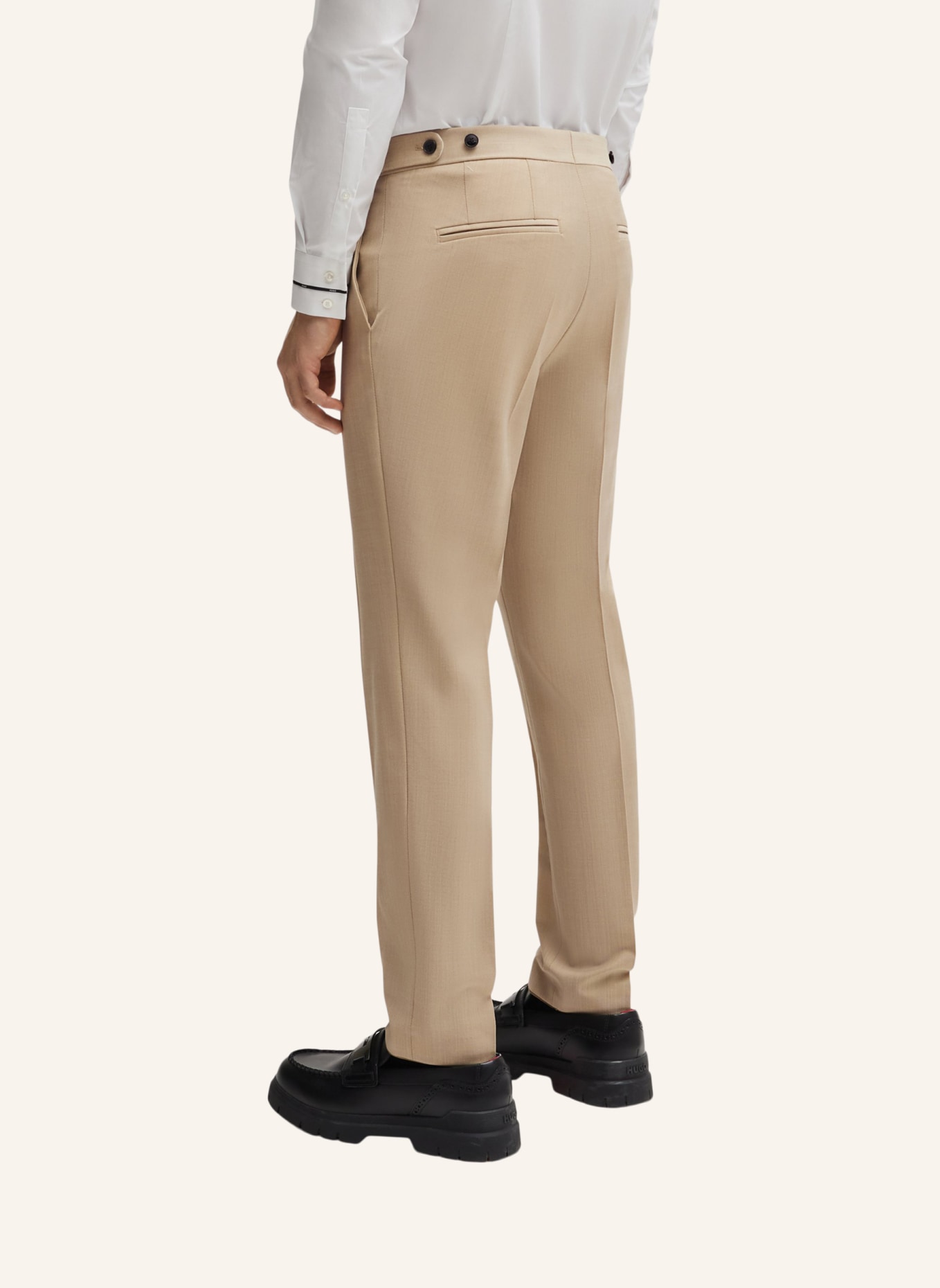HUGO Business Anzug HENRY/GETLIN242V2X Slim Fit, Farbe: BEIGE (Bild 7)