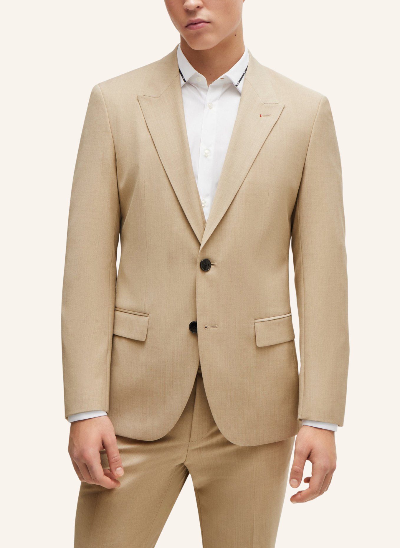 HUGO Business Anzug HENRY/GETLIN242V2X Slim Fit, Farbe: BEIGE (Bild 8)