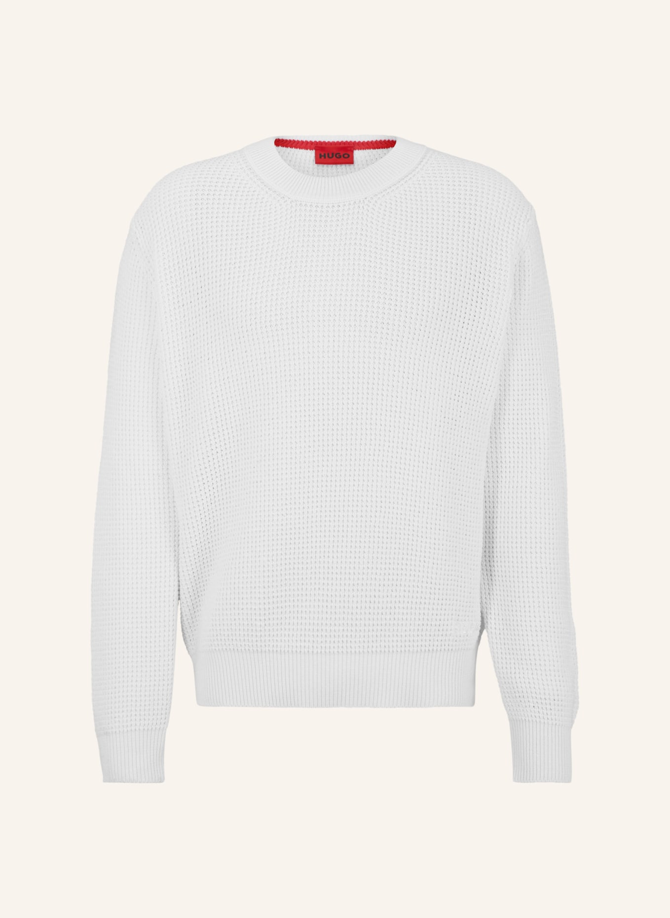 HUGO Pullover SAUI Relaxed Fit, Farbe: WEISS (Bild 1)