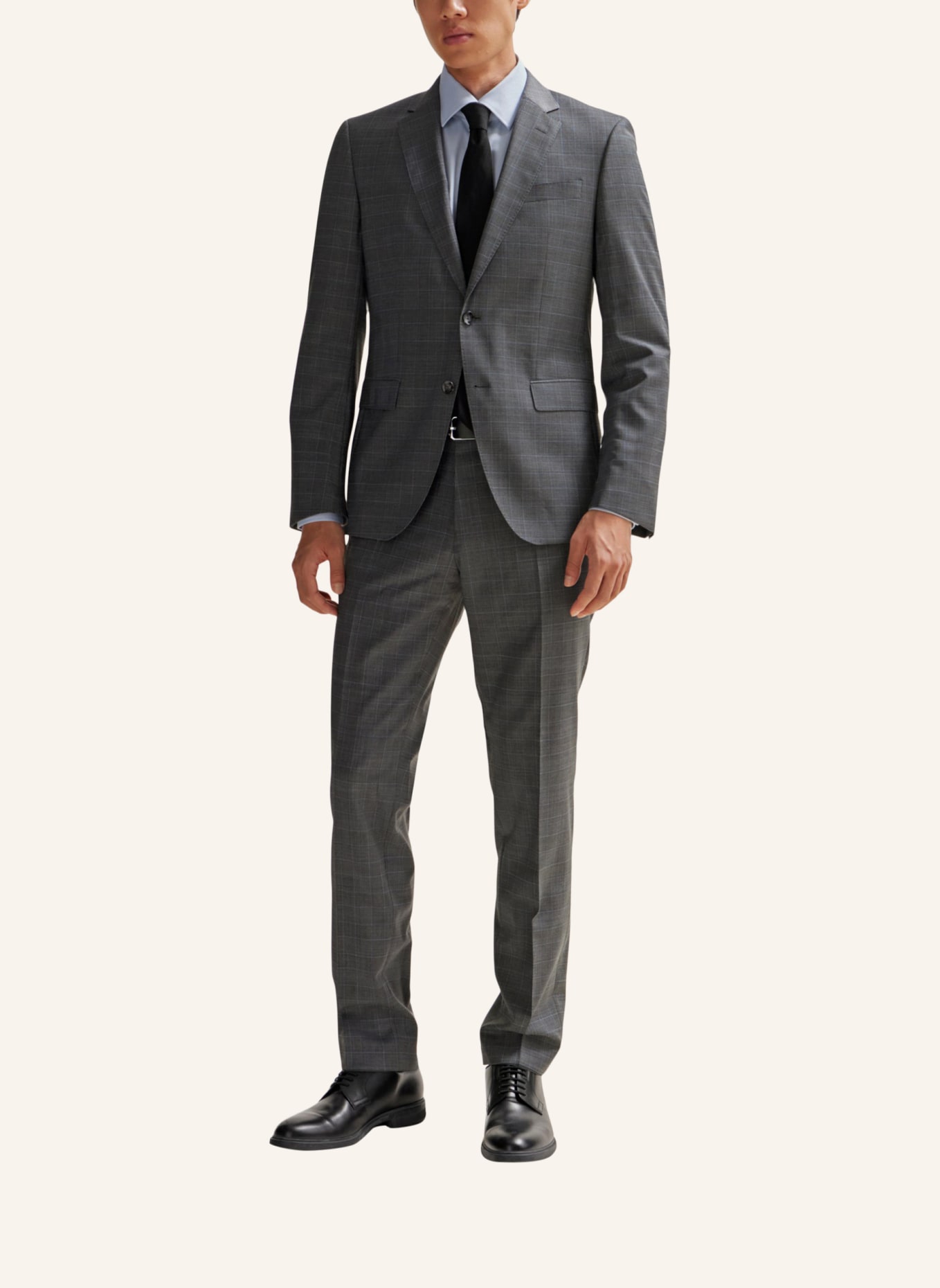 BOSS Business Anzug H-HUGE-2PCS-224 Slim Fit, Farbe: SILBER (Bild 9)