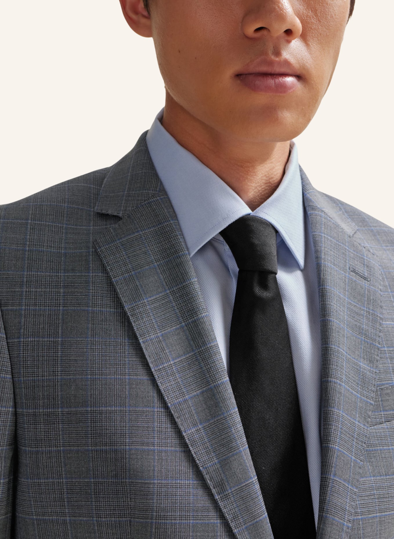 BOSS Business Anzug H-HUGE-2PCS-224 Slim Fit, Farbe: SILBER (Bild 4)