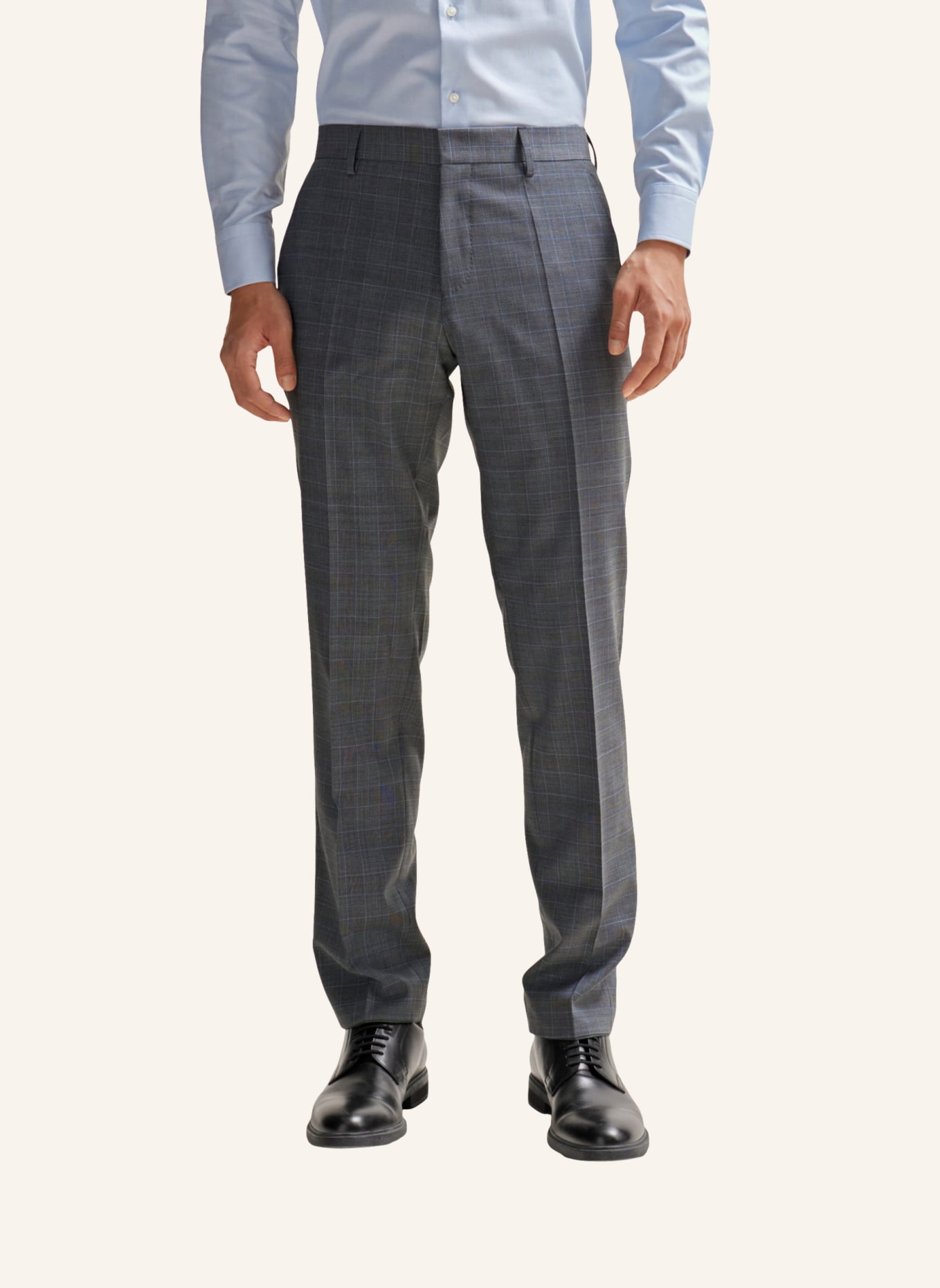 BOSS Business Anzug H-HUGE-2PCS-224 Slim Fit, Farbe: SILBER (Bild 6)