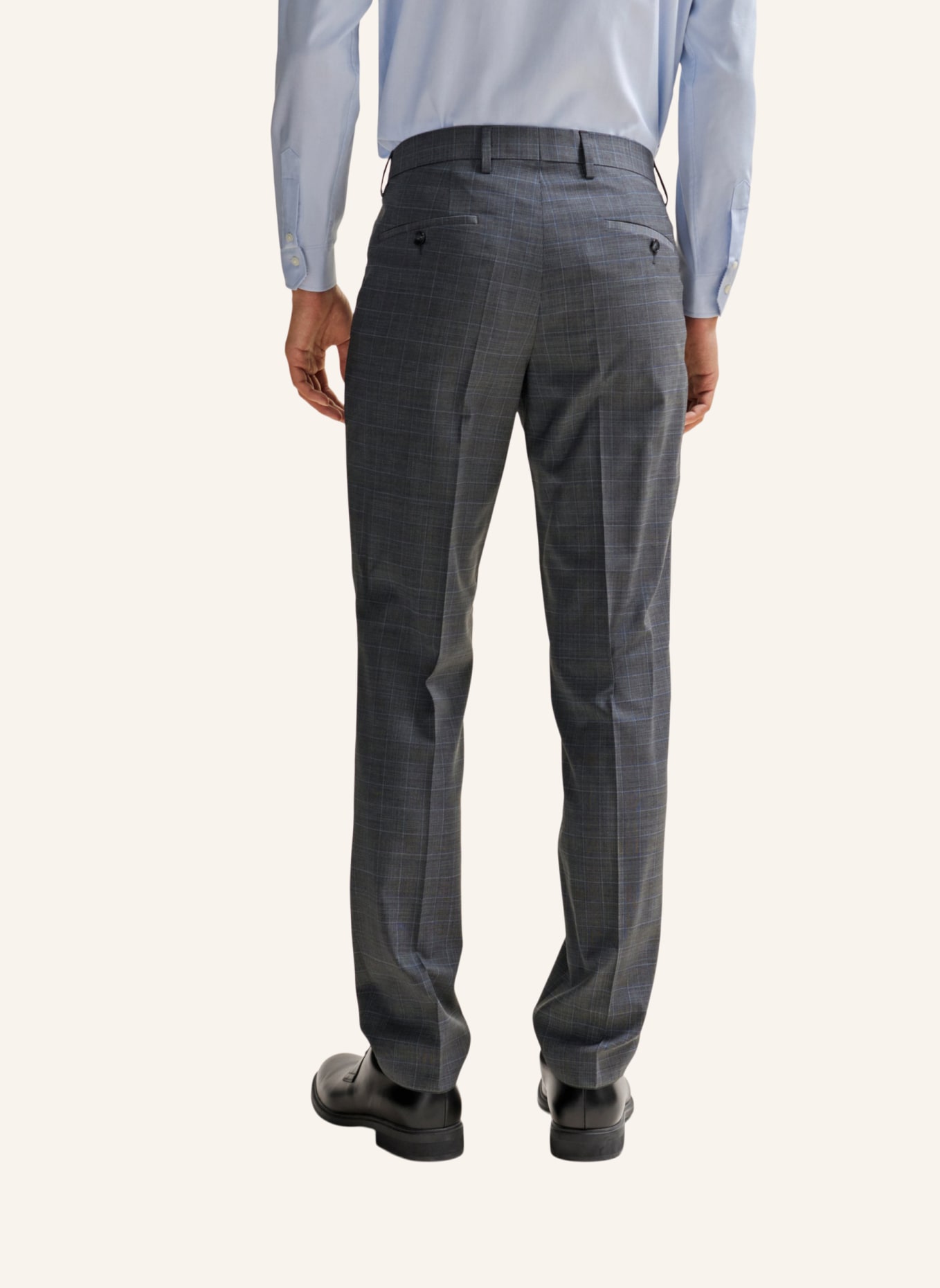 BOSS Business Anzug H-HUGE-2PCS-224 Slim Fit, Farbe: SILBER (Bild 7)