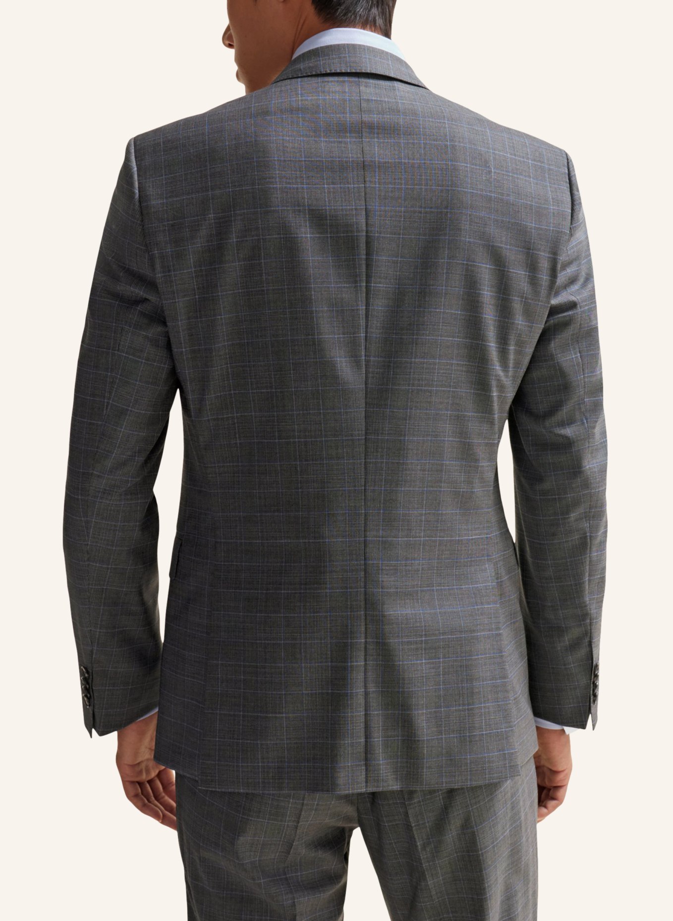 BOSS Business Anzug H-HUGE-2PCS-224 Slim Fit, Farbe: SILBER (Bild 3)
