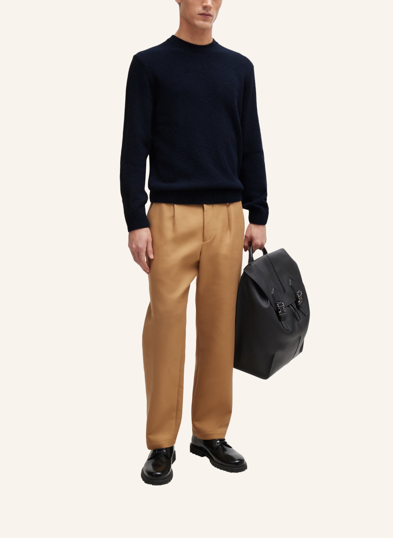 BOSS Pullover TAMIRONO Regular Fit, Farbe: DUNKELBLAU (Bild 5)