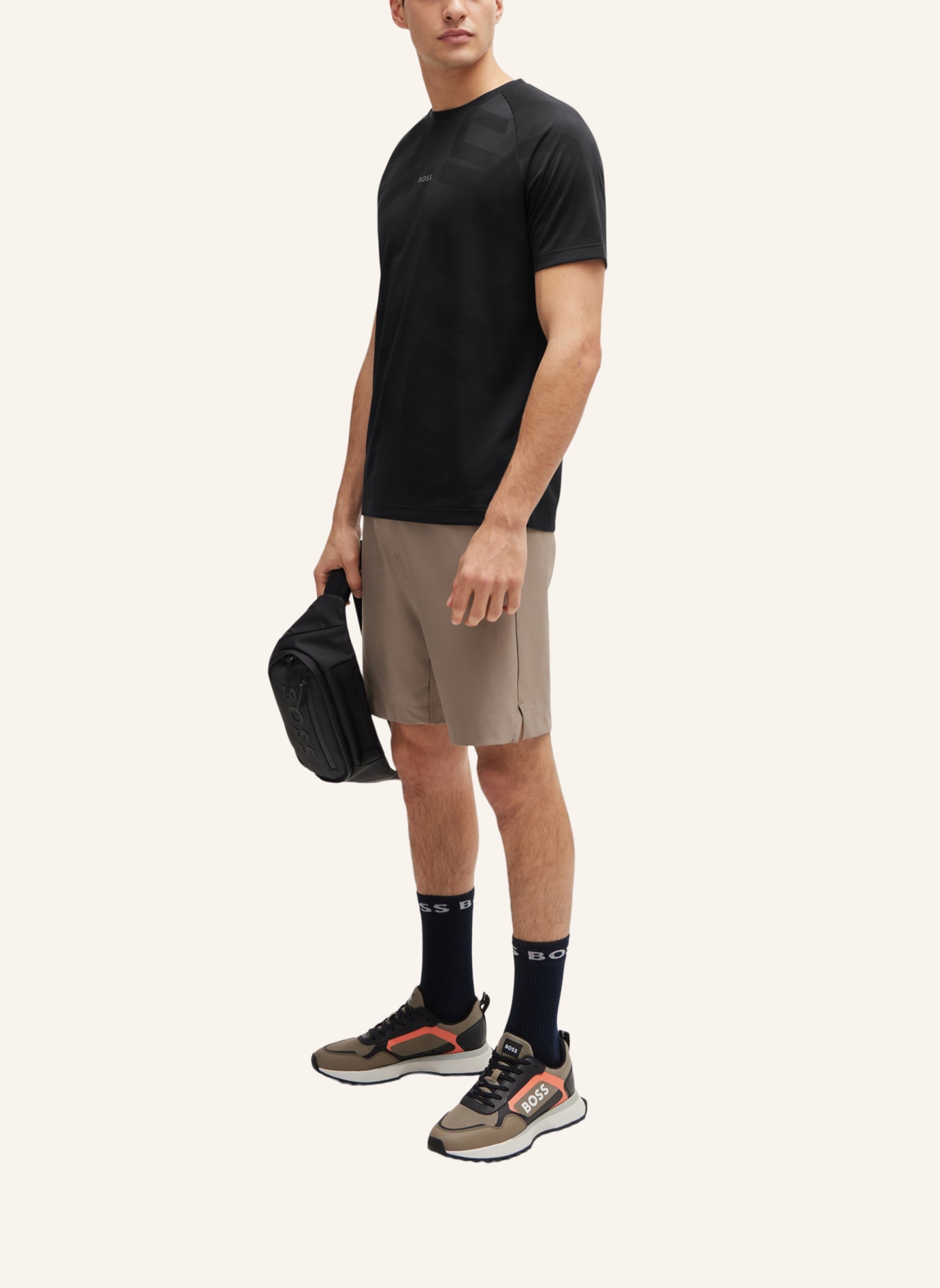 BOSS T-Shirt TARIQ 2 Regular Fit, Farbe: SCHWARZ (Bild 5)