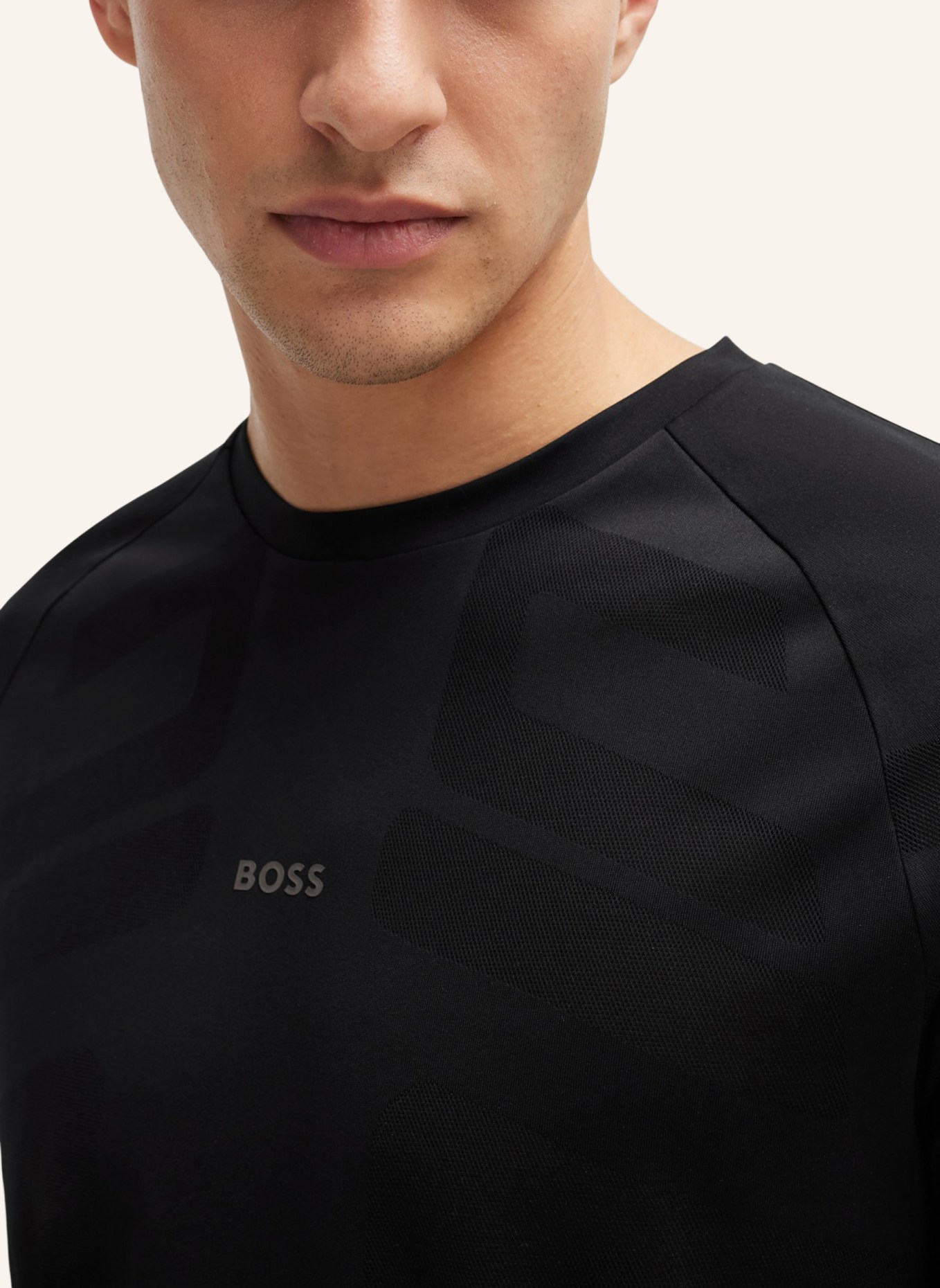 BOSS T-Shirt TARIQ 2 Regular Fit, Farbe: SCHWARZ (Bild 3)
