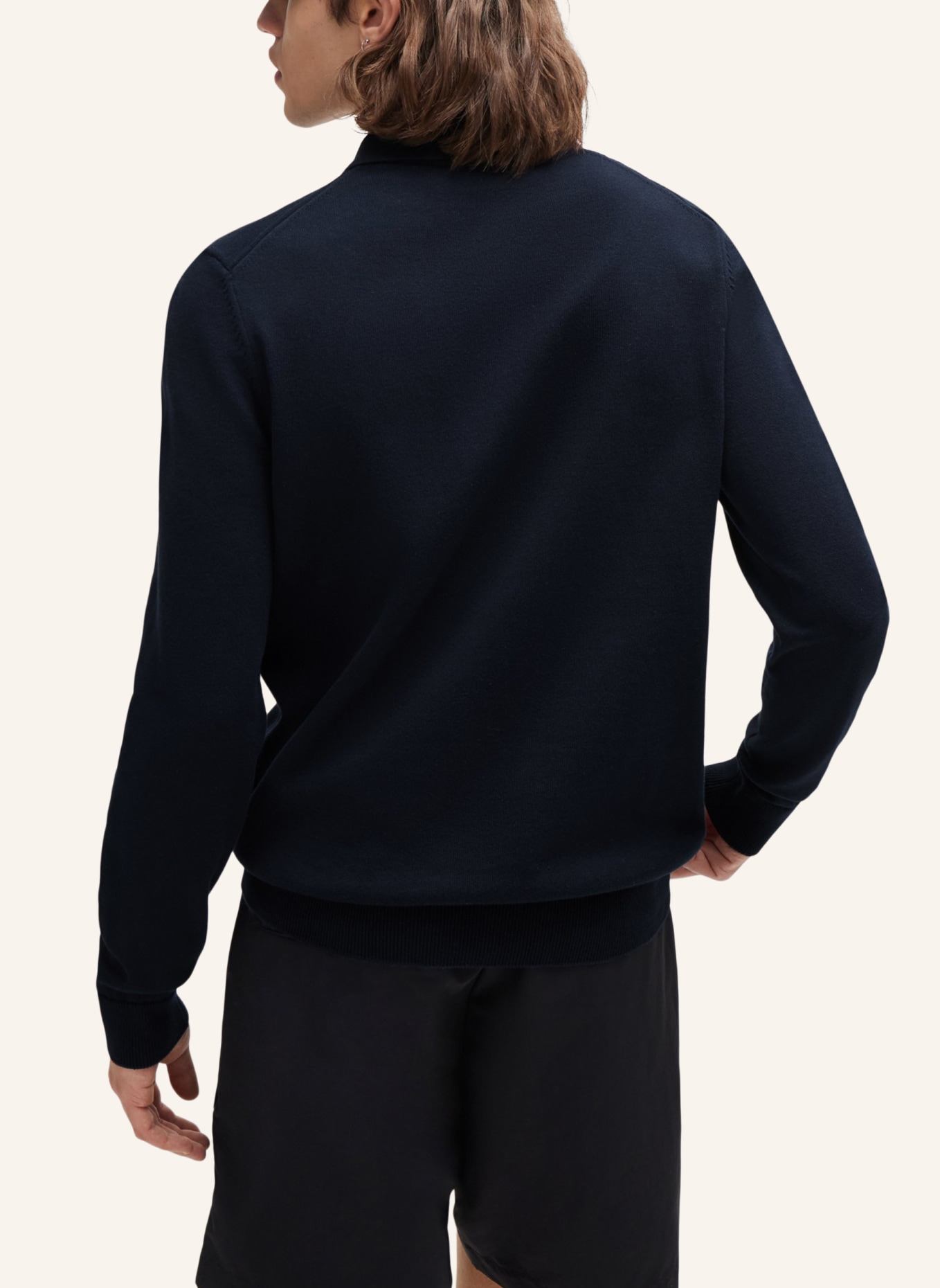 HUGO Pullover SAN PEER-C Regular Fit, Farbe: DUNKELBLAU (Bild 2)