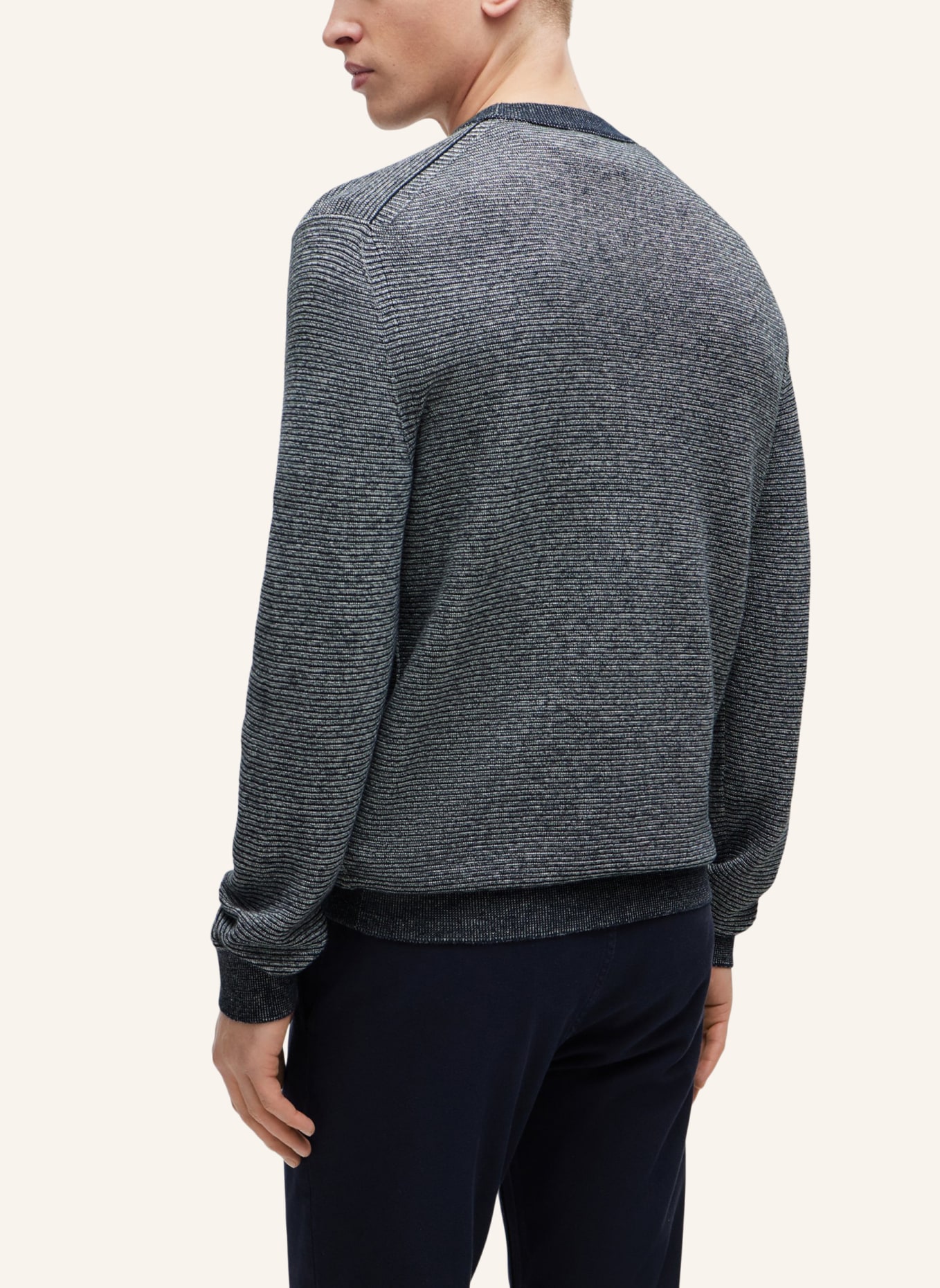 BOSS Pullover ASPOK Regular Fit, Farbe: DUNKELBLAU (Bild 2)