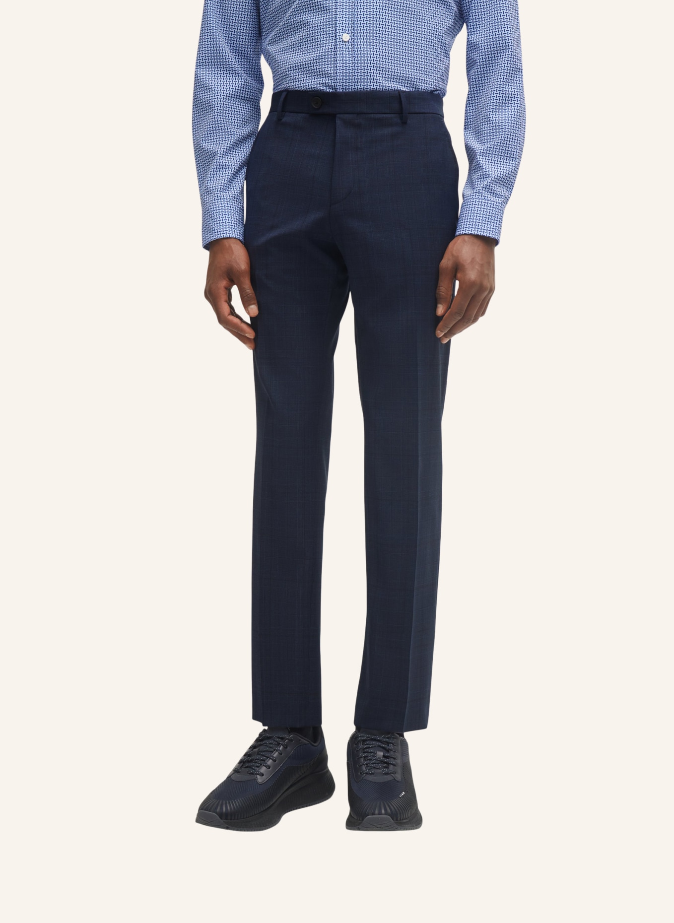 BOSS Business Anzug P-HUGE-2PCS-241 Slim Fit, Farbe: DUNKELBLAU (Bild 6)