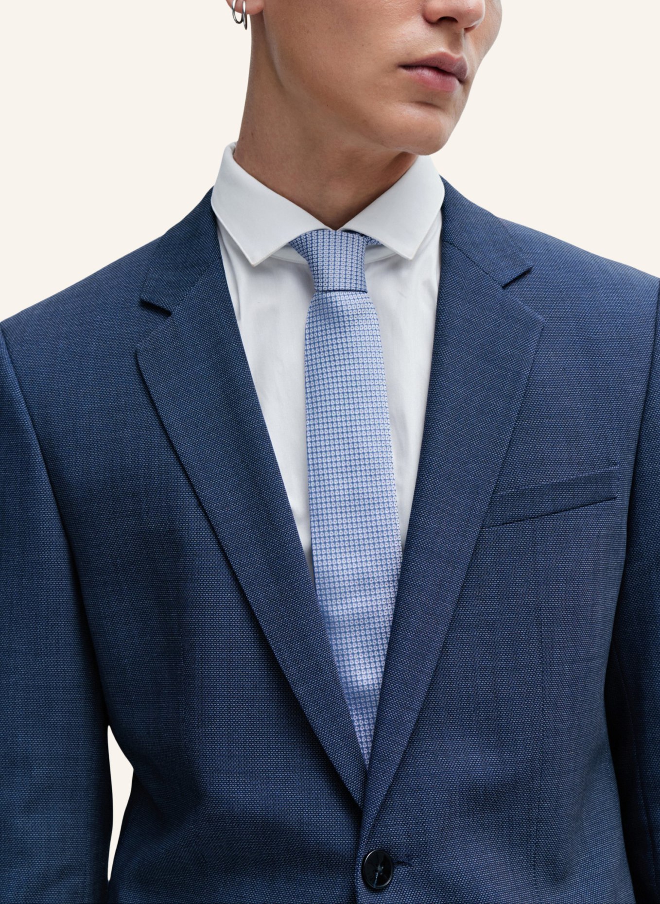 HUGO Krawatte TIE CM 6, Farbe: HELLBLAU (Bild 4)