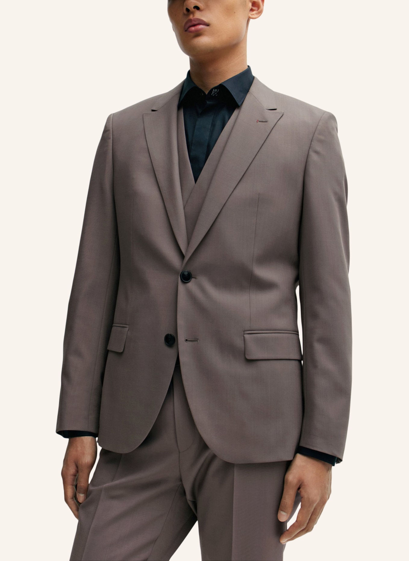 HUGO Business Anzug HENRY/GETLIN234V1X Slim Fit, Farbe: BEIGE (Bild 8)