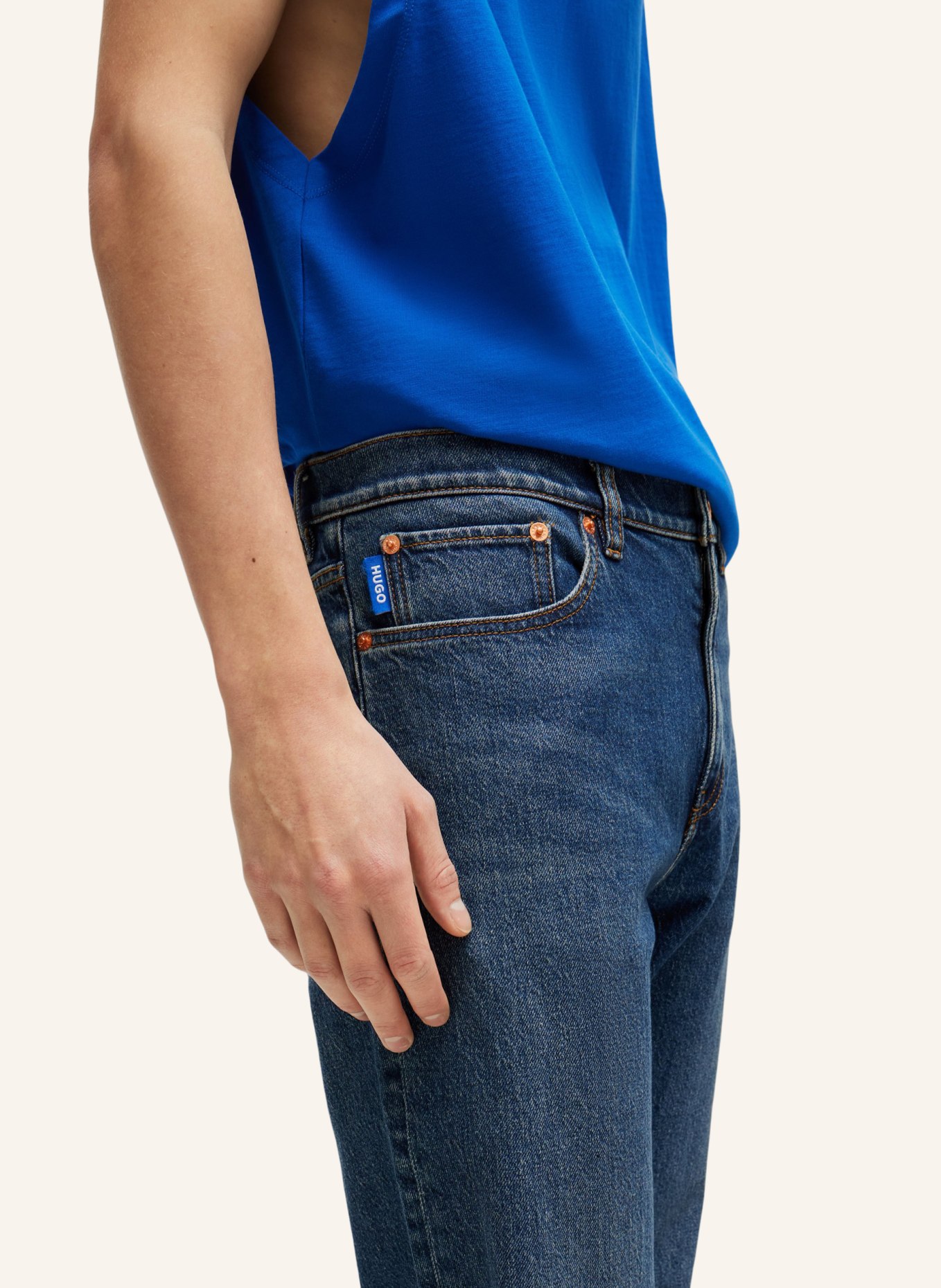 HUGO Jeans ASH Slim Fit, Farbe: DUNKELBLAU (Bild 4)