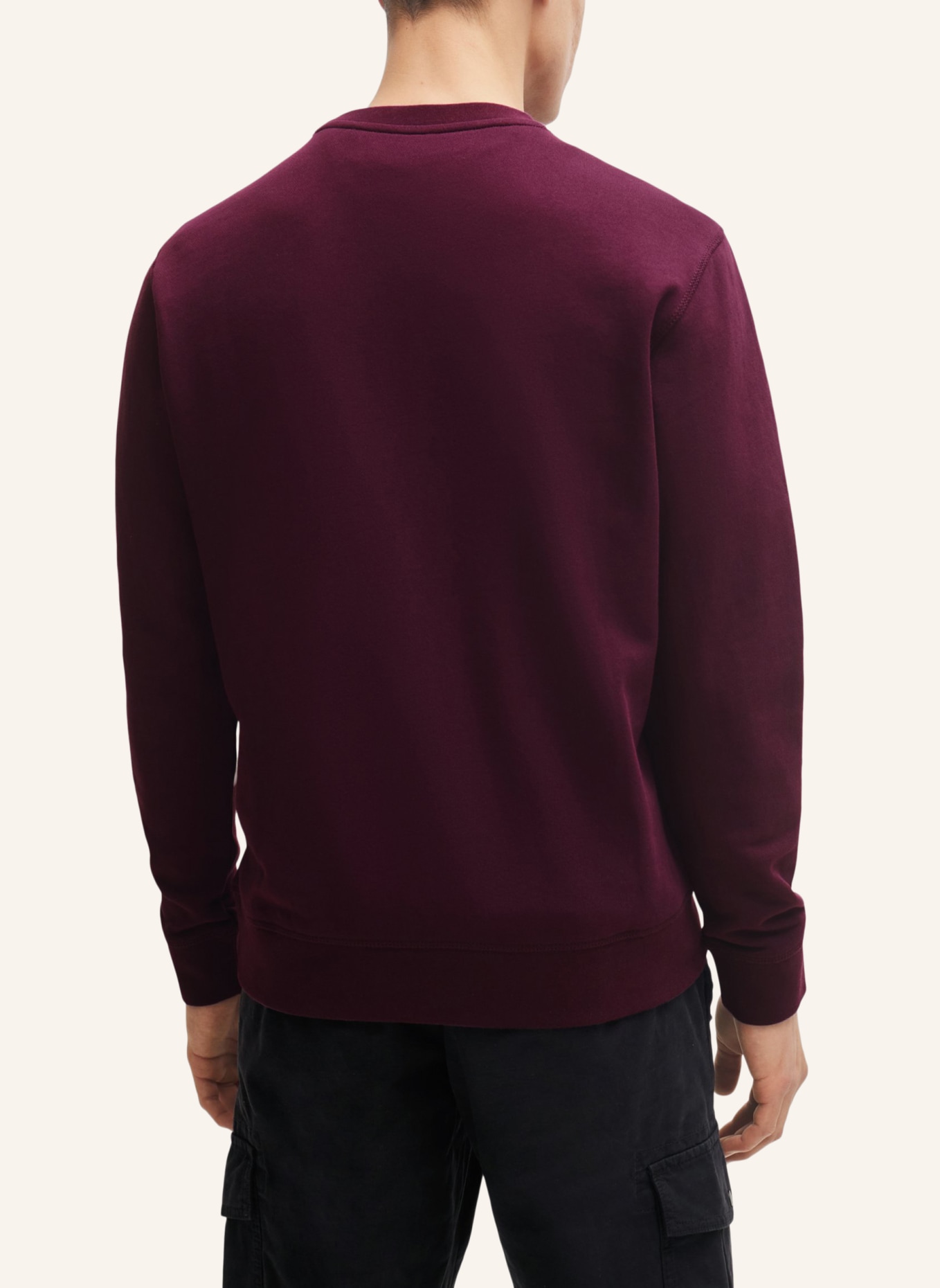 BOSS Sweatshirt WESTART Relaxed Fit, Farbe: LILA (Bild 2)