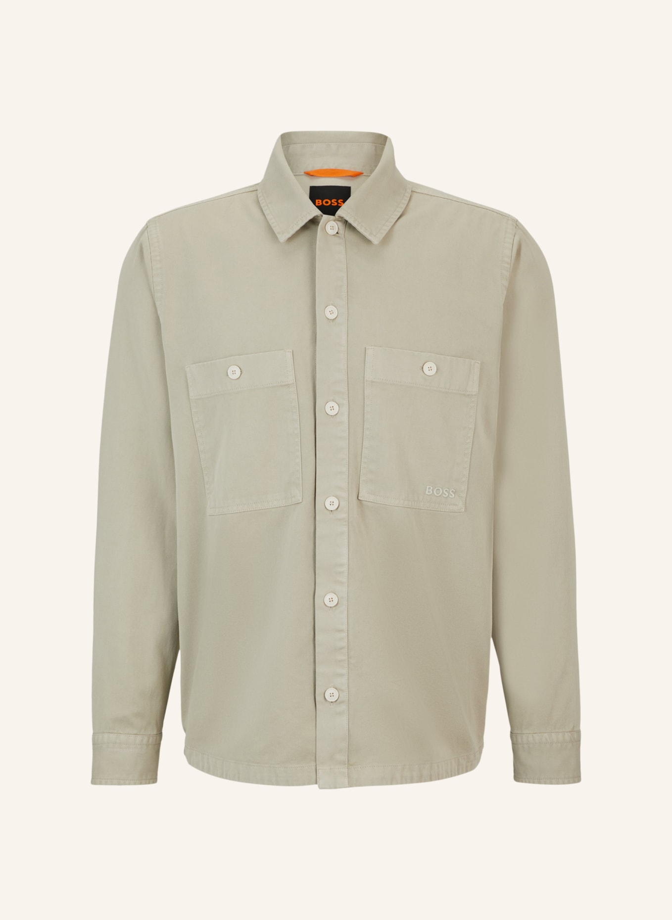 BOSS Casual Hemd LOCKY_1 Oversize Fit, Farbe: BEIGE (Bild 1)