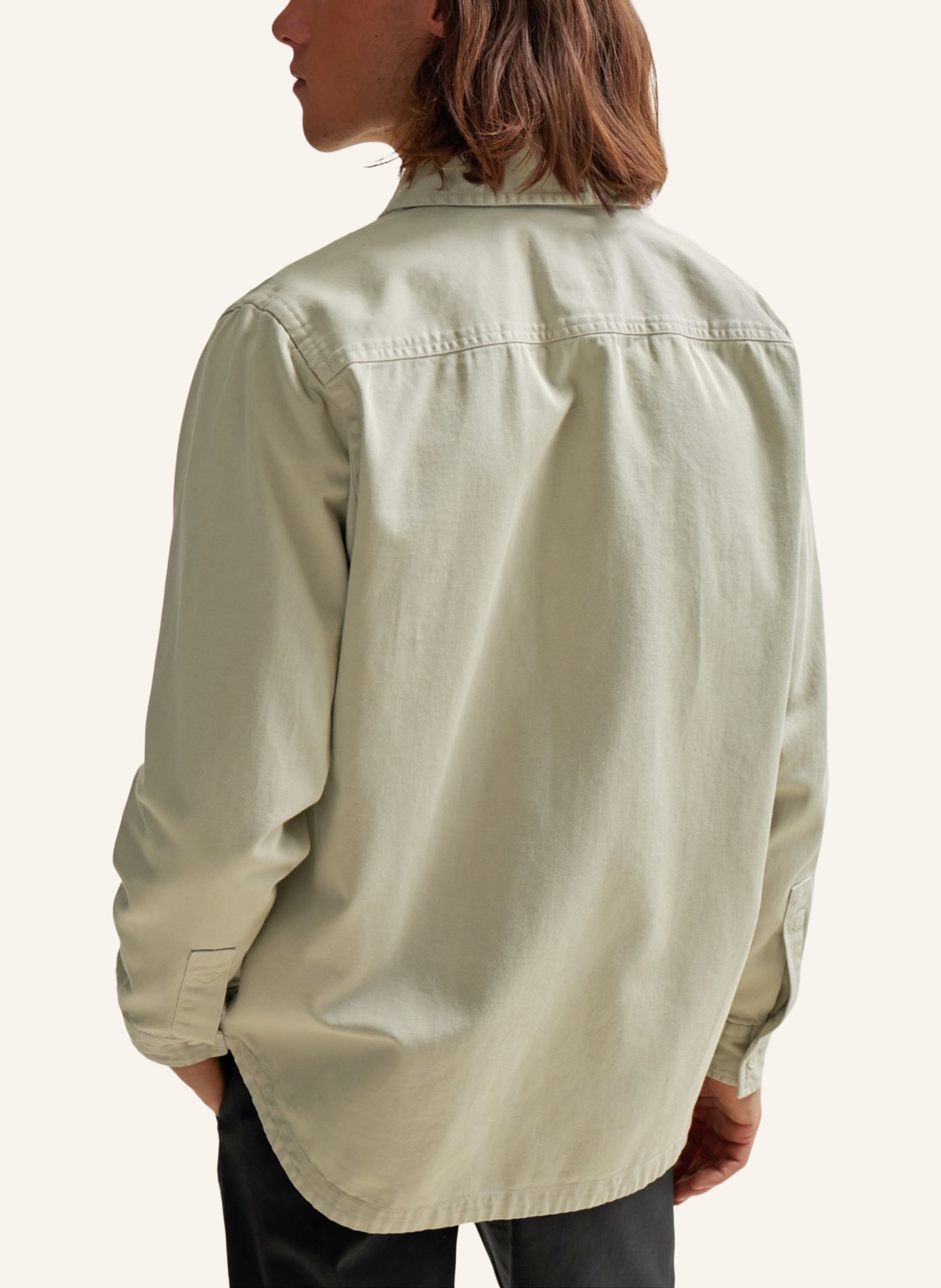 BOSS Casual Hemd LOCKY_1 Oversize Fit, Farbe: BEIGE (Bild 2)