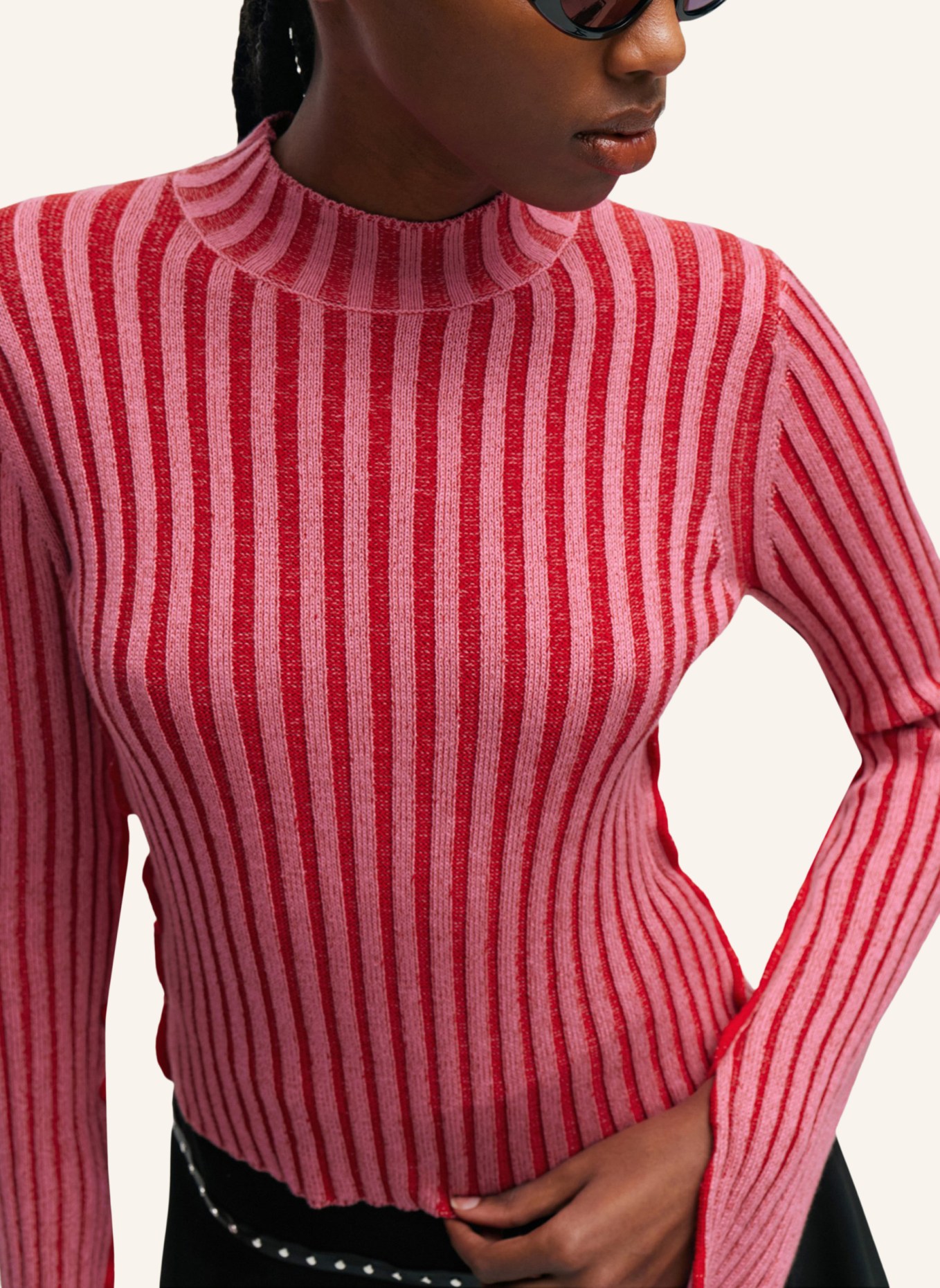 HUGO Pullover SOVERIE Slim Fit, Farbe: ROSA (Bild 3)