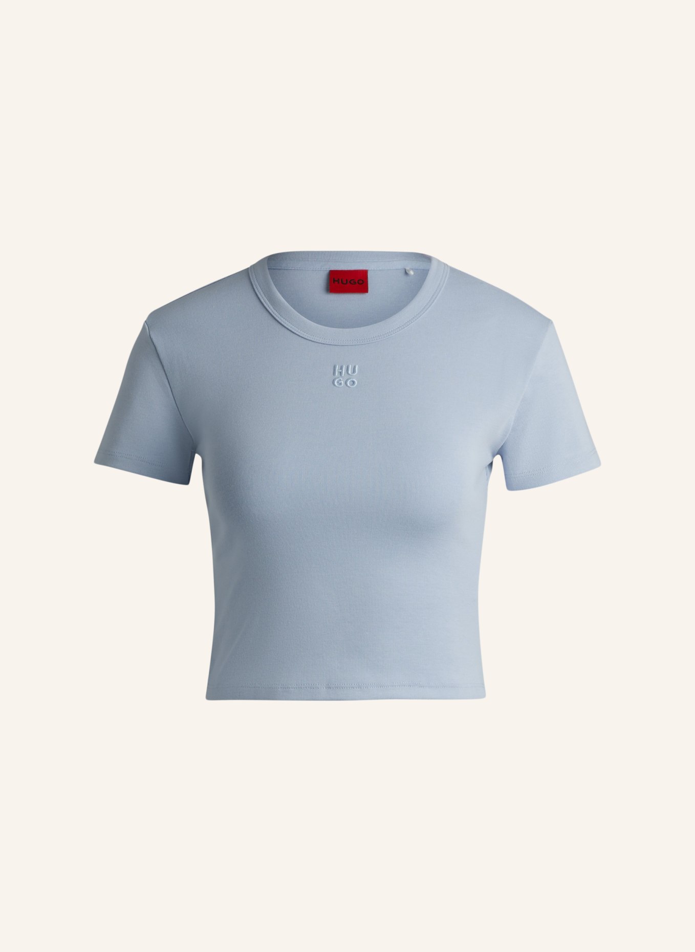 HUGO T-Shirt DELANOR Slim Fit, Farbe: HELLBLAU (Bild 1)