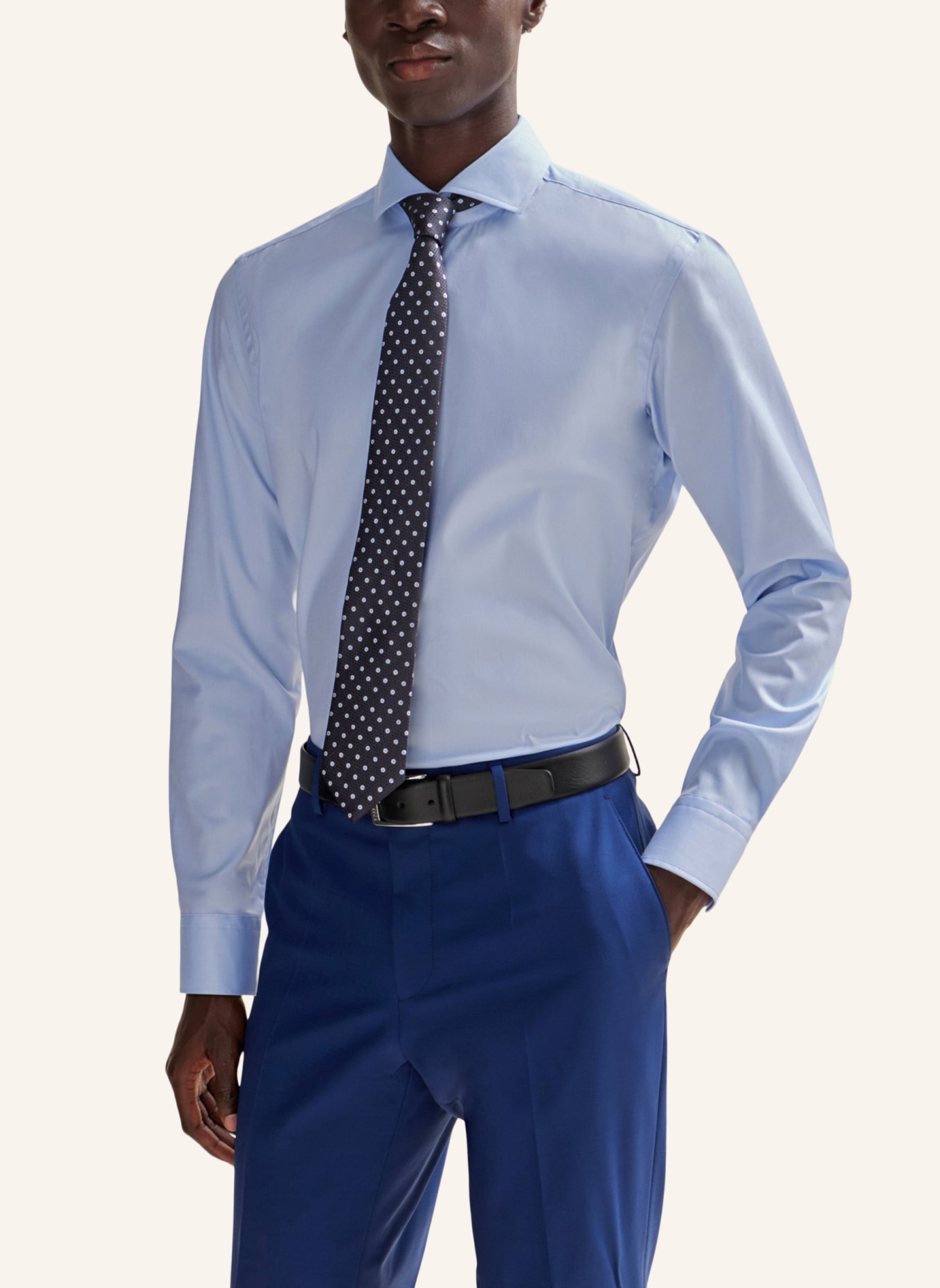 BOSS Krawatte H-TIE 7,5 CM-222, Farbe: DUNKELBLAU (Bild 4)