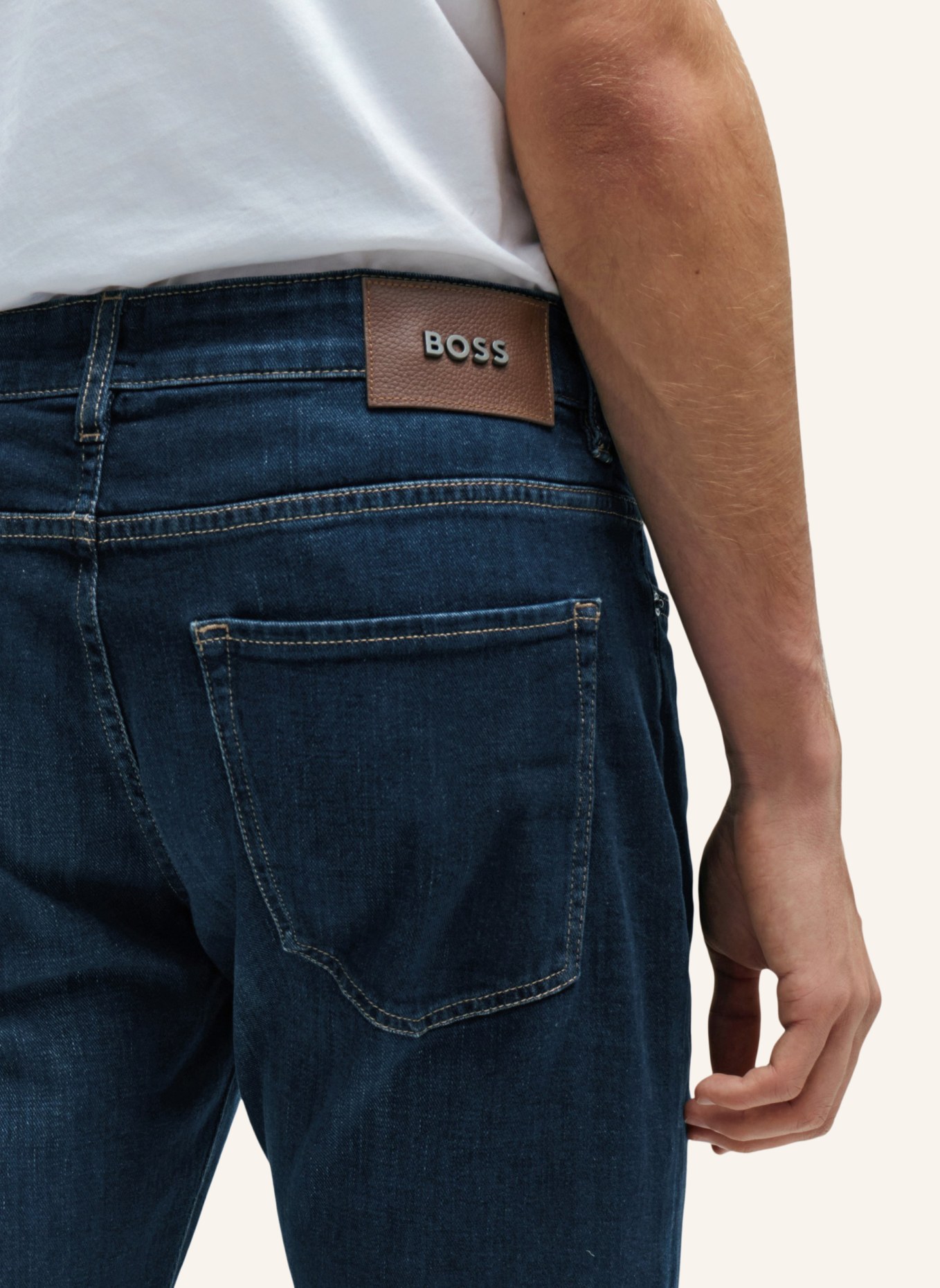 BOSS Jeans DELAWARE3-1 Slim Fit, Farbe: DUNKELBLAU (Bild 4)