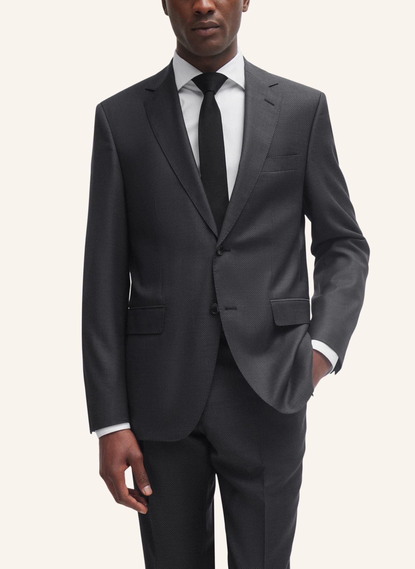 BOSS Business Anzug H-JECKSON-2PCS-224 Regular Fit, Farbe: DUNKELGRAU (Bild 8)