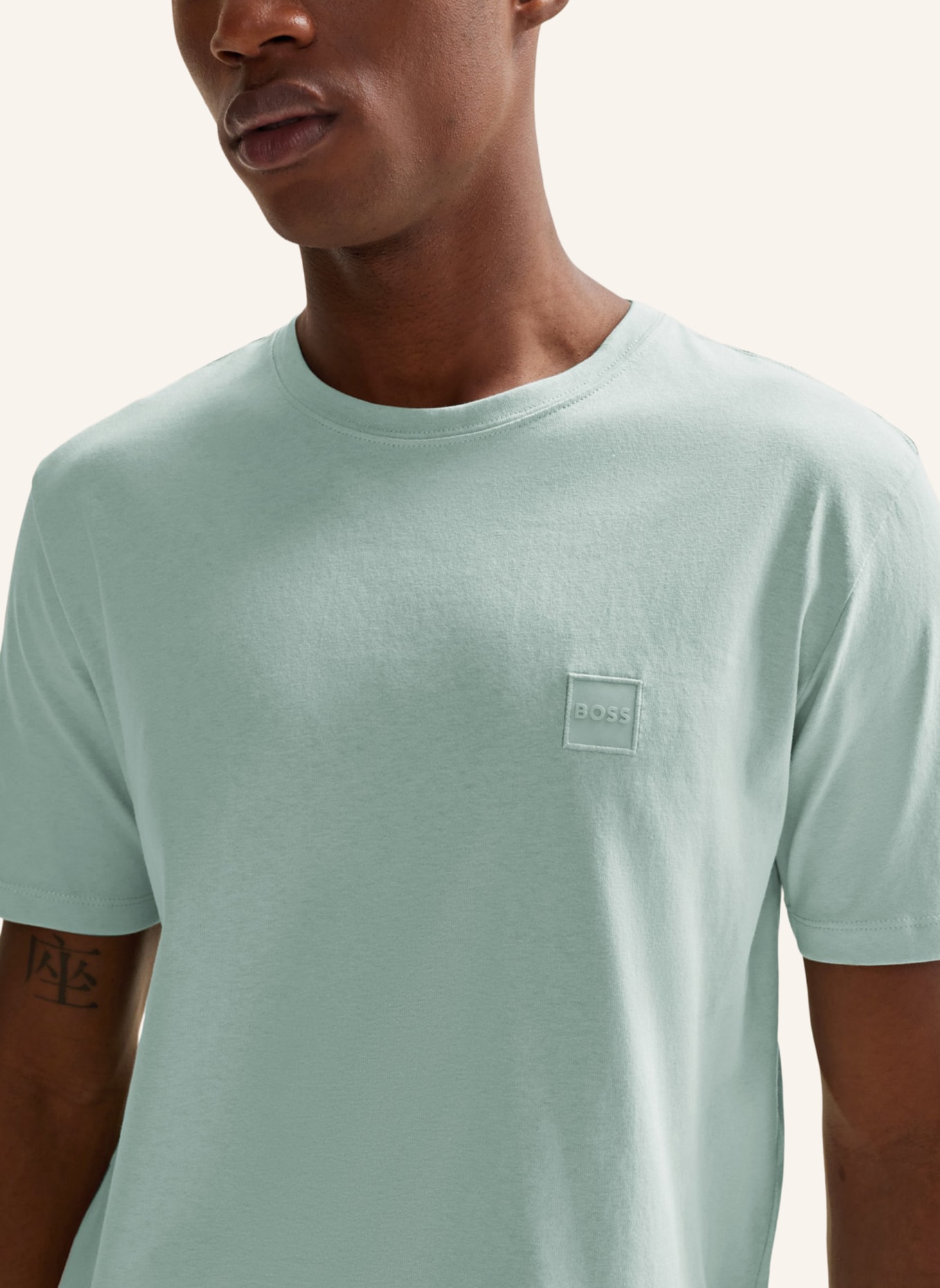BOSS T-Shirt TALES Relaxed Fit, Farbe: HELLBLAU (Bild 3)