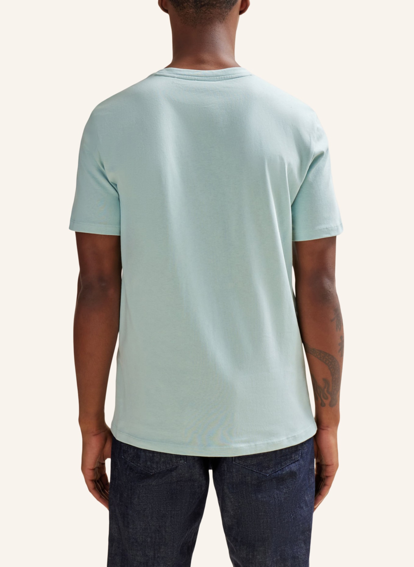 BOSS T-Shirt TALES Relaxed Fit, Farbe: HELLBLAU (Bild 2)
