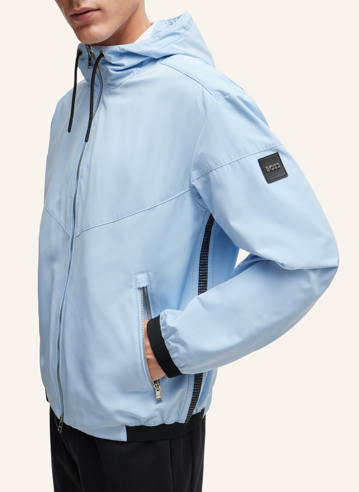 BOSS Casual Jacke CIRENO1 Regular Fit, Farbe: HELLBLAU (Bild 4)
