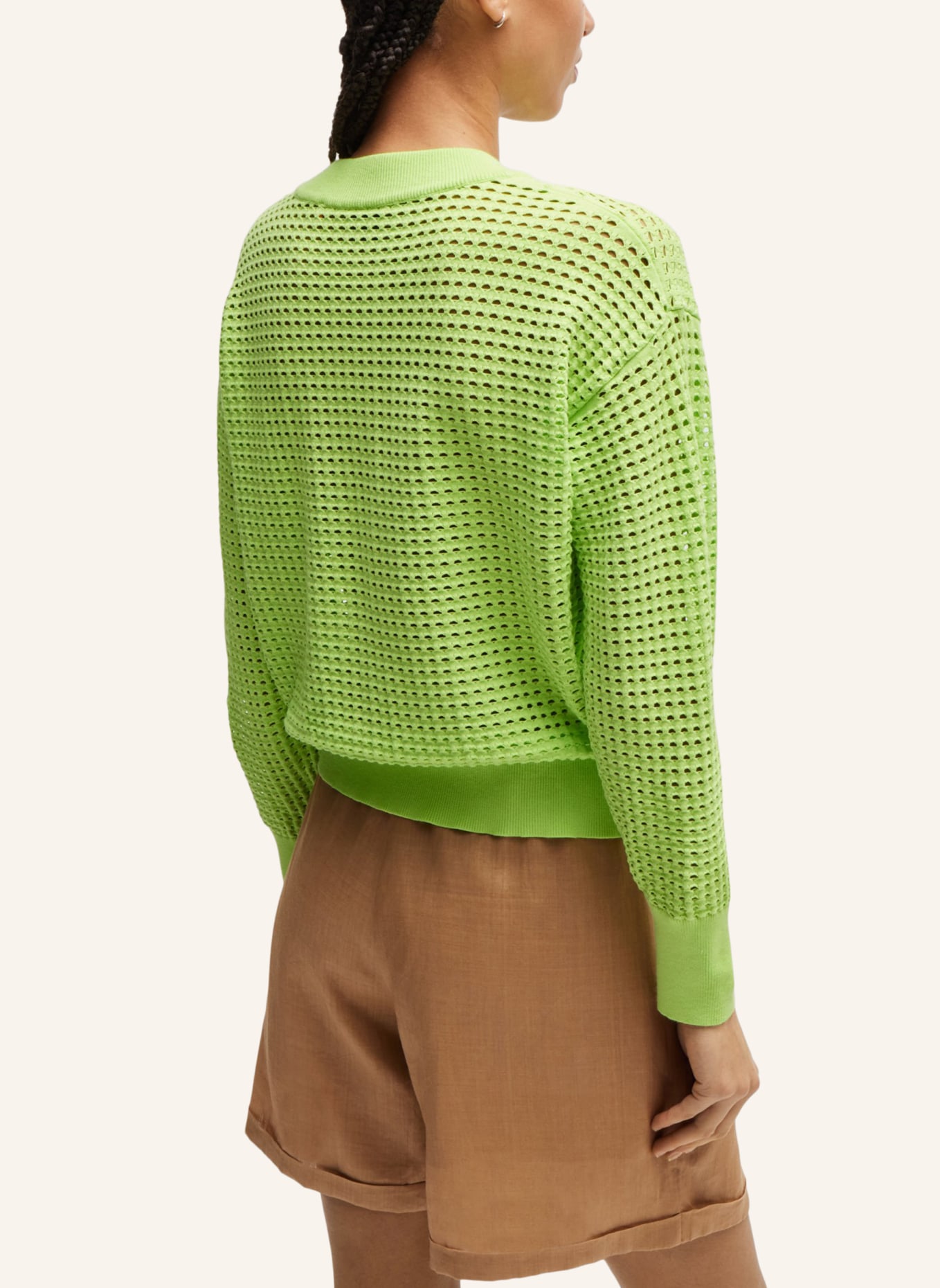 BOSS Pullover C_FHEIN Relaxed Fit, Farbe: GRÜN (Bild 2)
