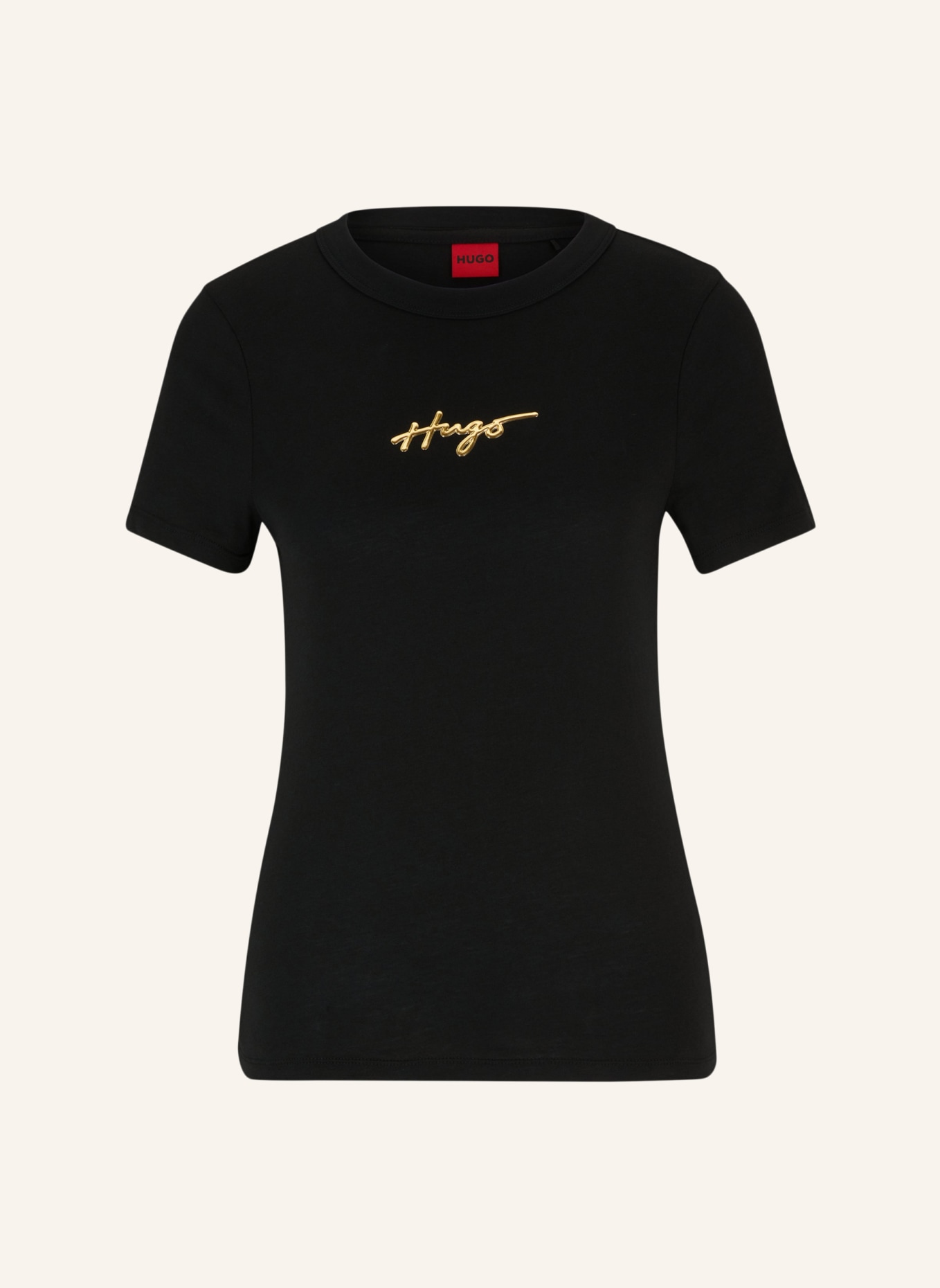 HUGO T-Shirt CLASSIC TEE_4 Regular Fit, Farbe: SCHWARZ (Bild 1)