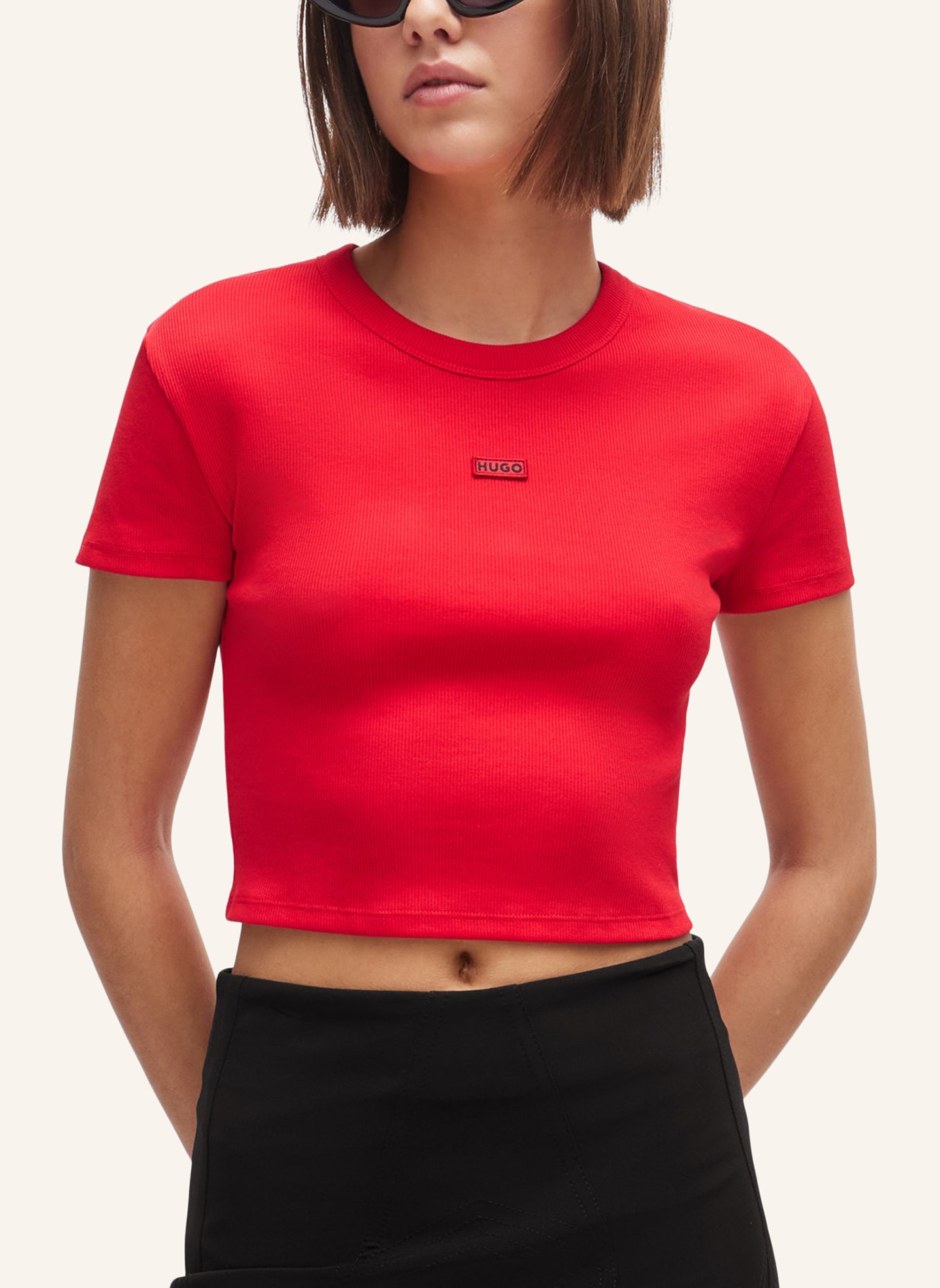 HUGO T-Shirt DELUISA_1 Slim Fit, Farbe: ROSA (Bild 4)