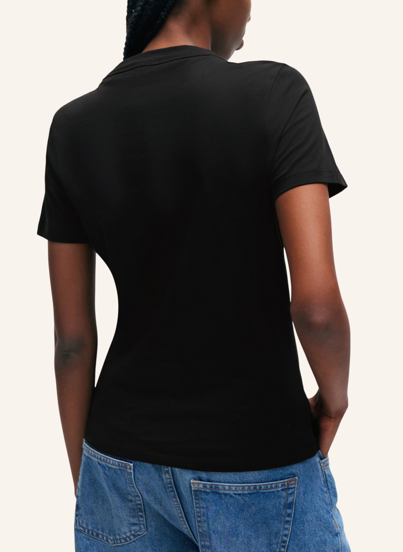 HUGO T-Shirt CLASSIC TEE_4 Regular Fit, Farbe: SCHWARZ (Bild 2)
