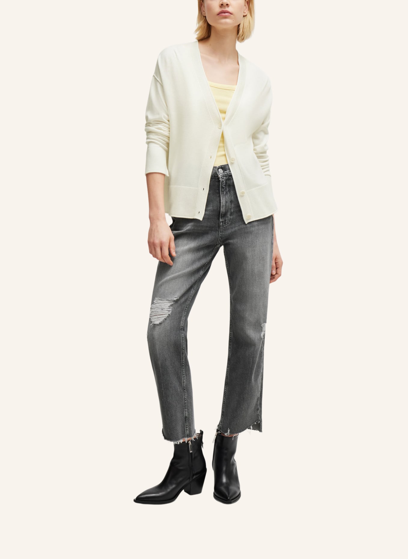BOSS Jeans C_ADA HR C 5.0 Slim Fit, Farbe: GRAU (Bild 6)