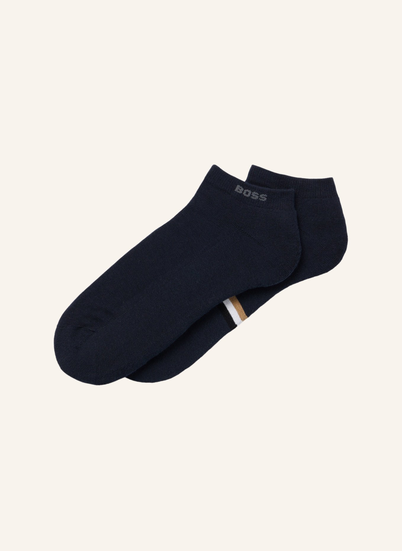 BOSS Casual Socken 2P AS PLUSH ICONIC CC, Farbe: DUNKELBLAU (Bild 1)