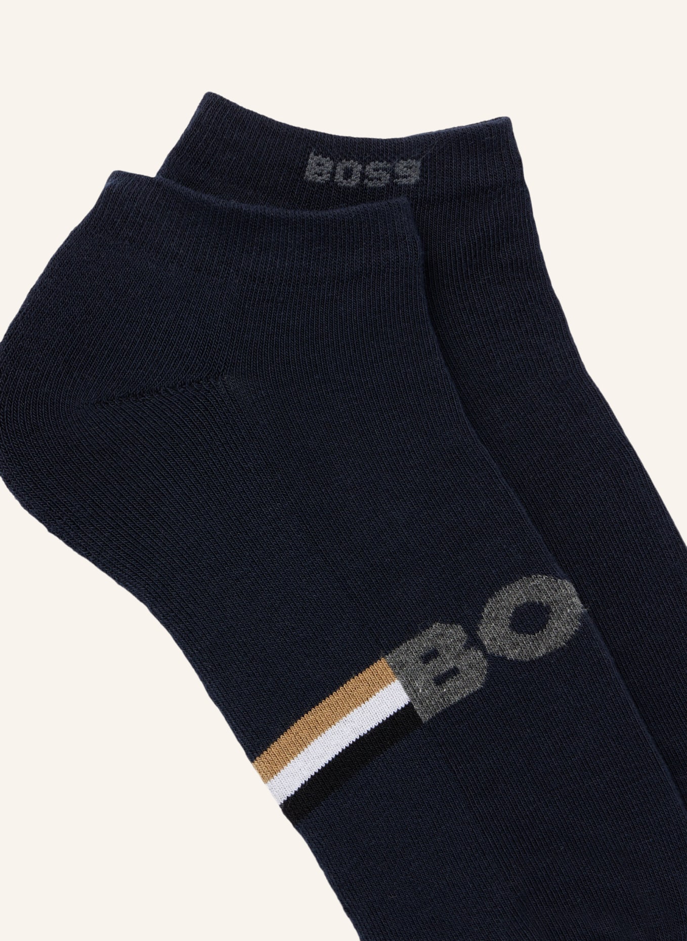 BOSS Casual Socken 2P AS PLUSH ICONIC CC, Farbe: DUNKELBLAU (Bild 2)