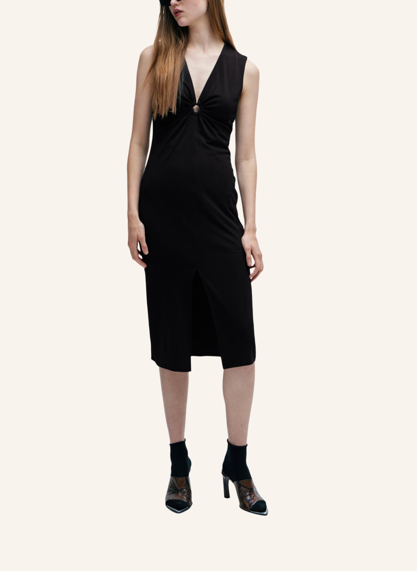 HUGO Kleid KERTA-1 Slim Fit, Farbe: SCHWARZ (Bild 5)