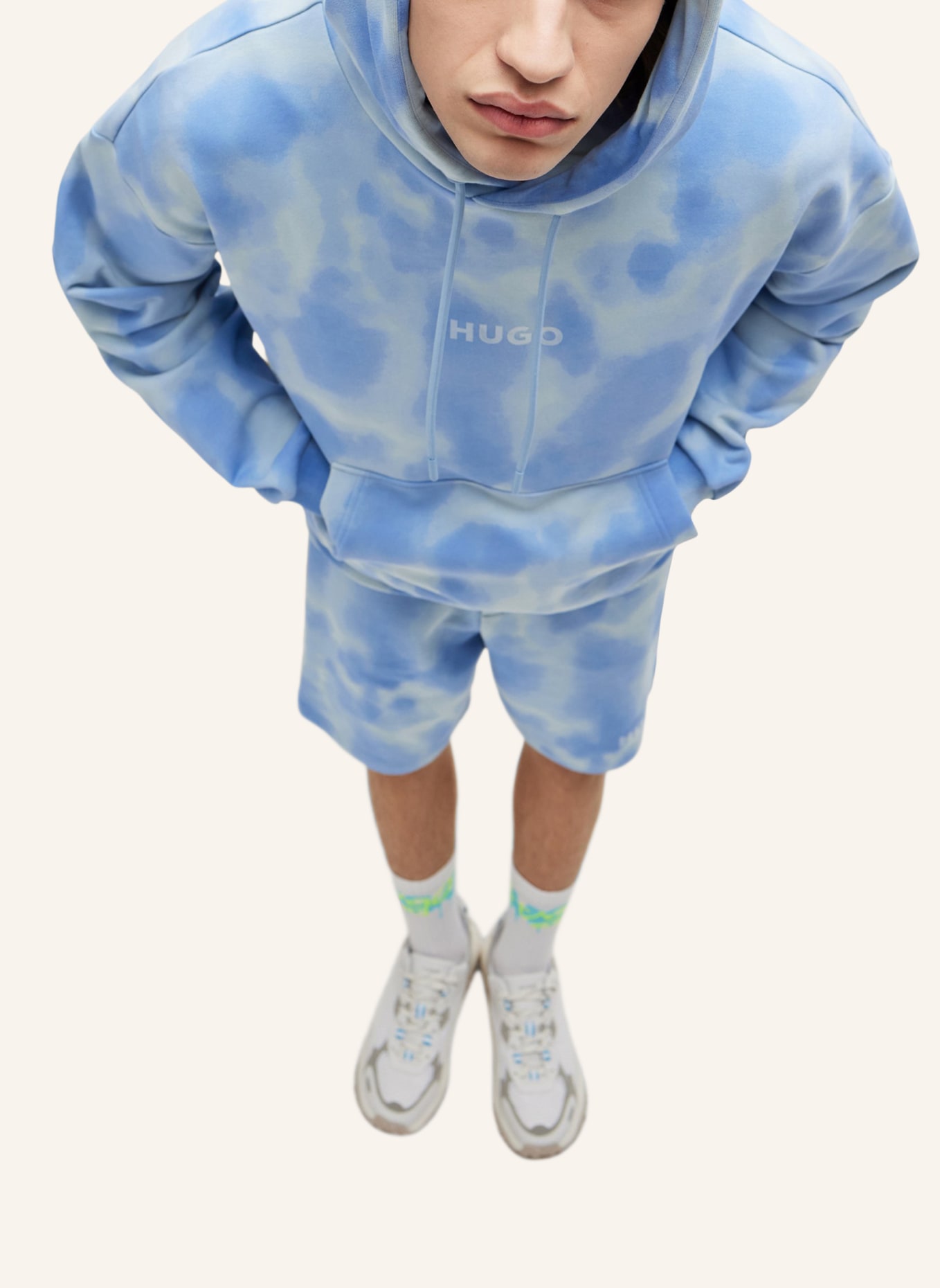 HUGO Sweatshirt DOLTA Oversize Fit, Farbe: BLAU (Bild 3)