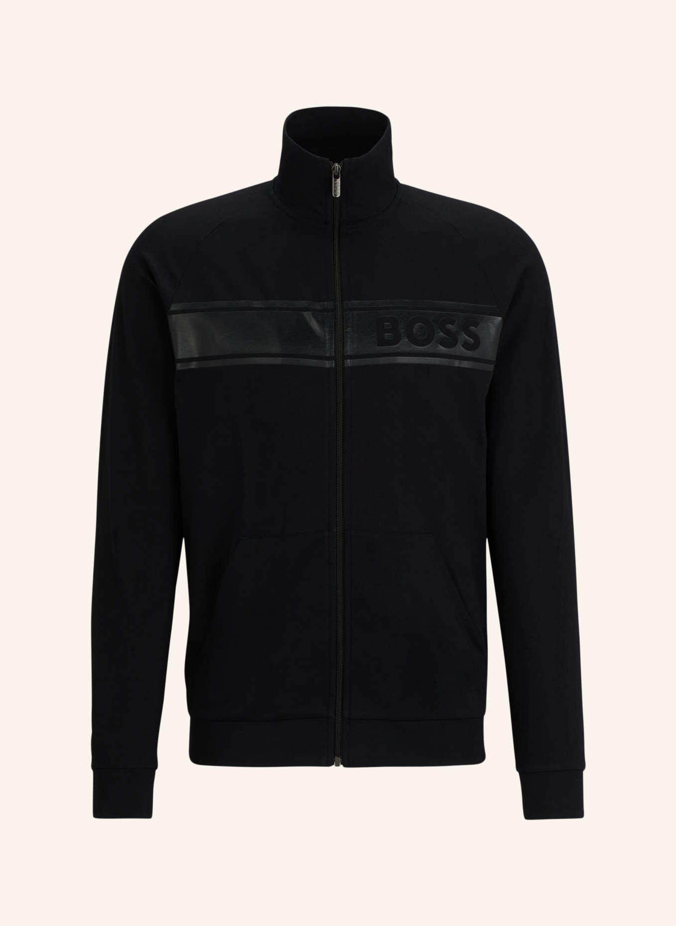 BOSS Loungewear Jacke AUTHENTIC JACKET Z Regular Fit, Farbe: SCHWARZ (Bild 1)