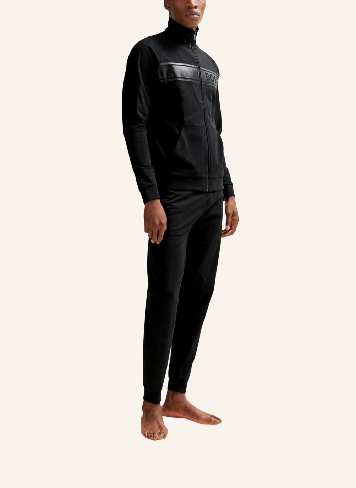 BOSS Loungewear Jacke AUTHENTIC JACKET Z Regular Fit, Farbe: SCHWARZ (Bild 5)