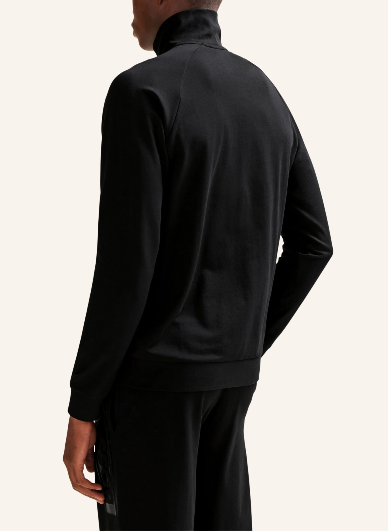 BOSS Loungewear Jacke AUTHENTIC JACKET Z Regular Fit, Farbe: SCHWARZ (Bild 2)