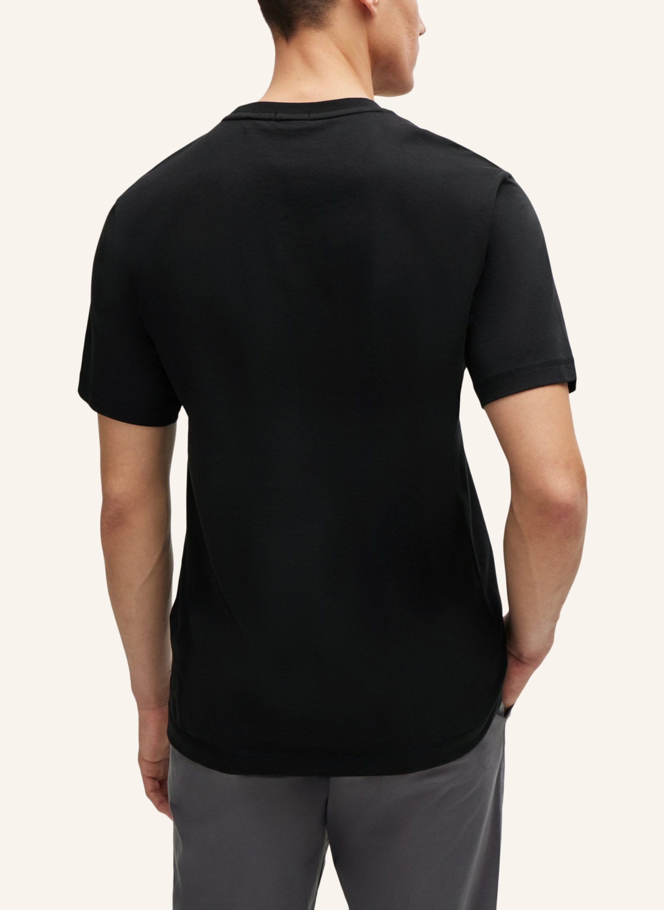 BOSS T-Shirt TERETROLEO Regular Fit, Farbe: SCHWARZ (Bild 2)
