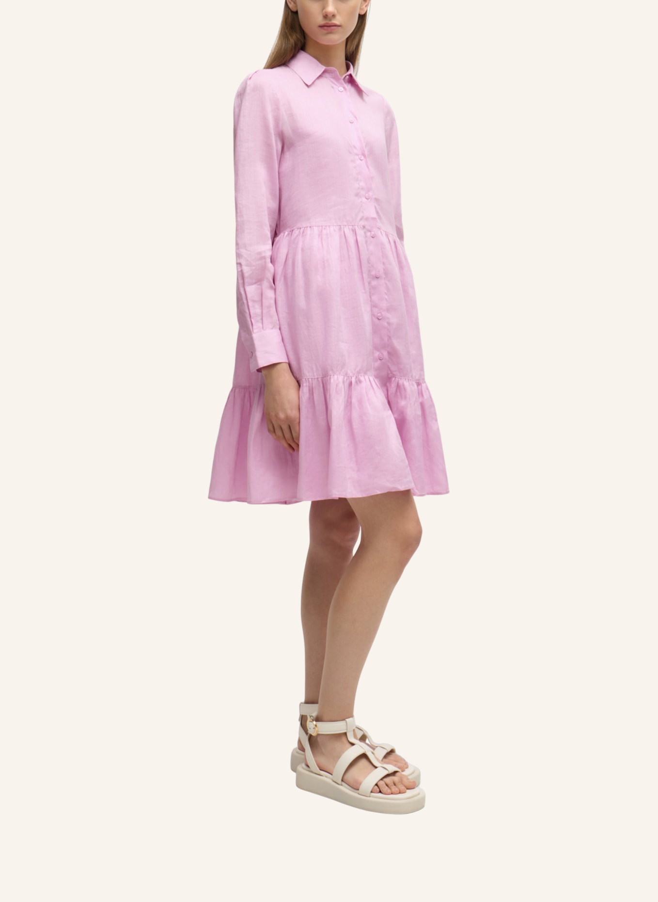BOSS Kleid C_DILENA Regular Fit, Farbe: PINK (Bild 5)