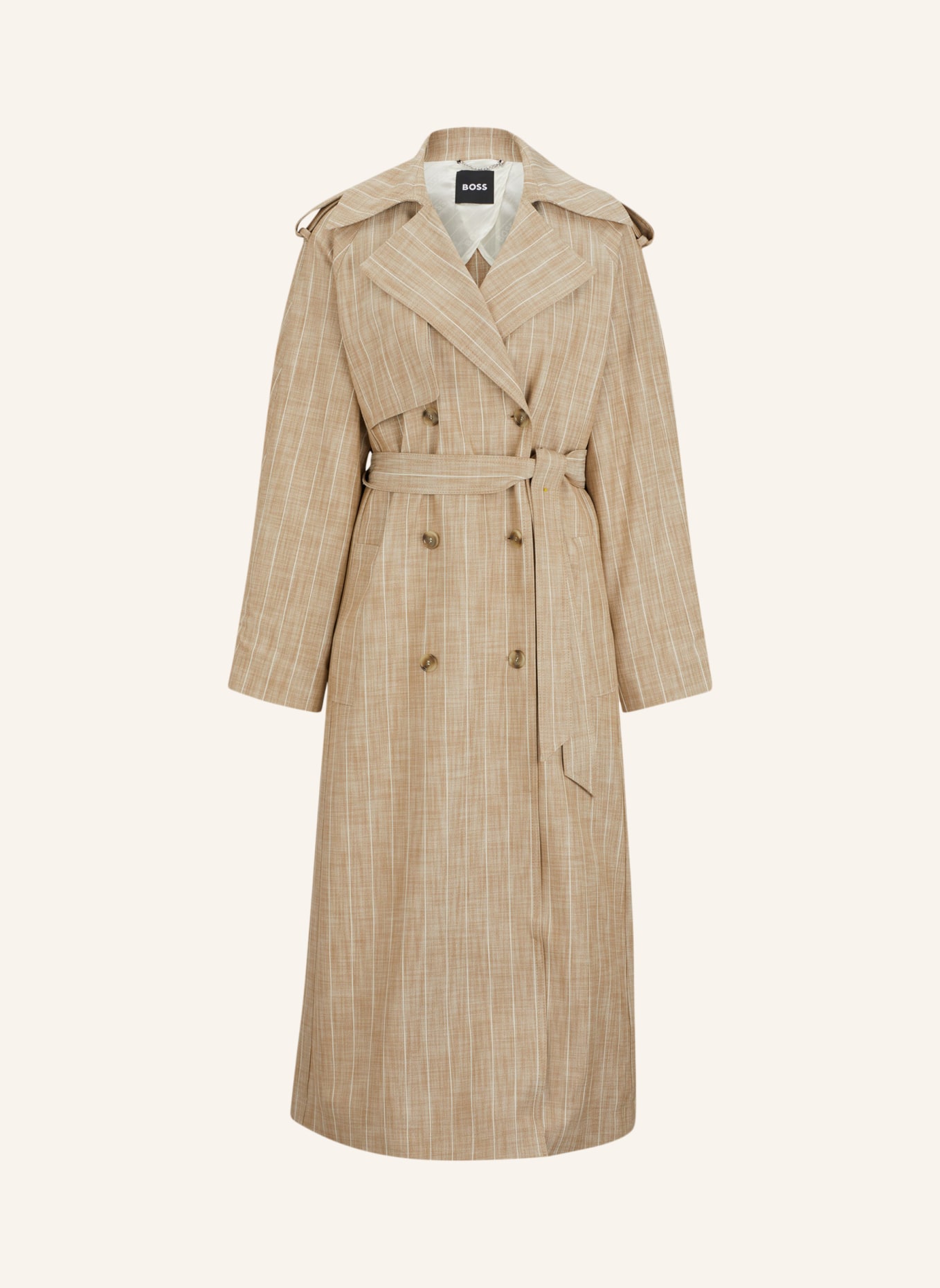 BOSS Klassischer Mantel CLOMEA, Farbe: BEIGE (Bild 1)