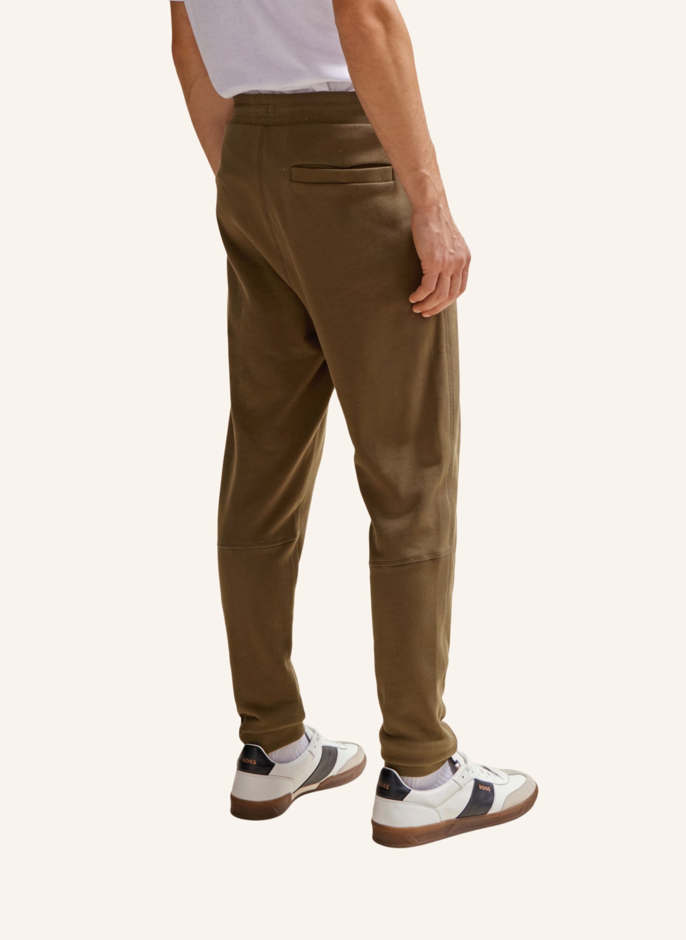 BOSS Casual Hose SESTART Regular Fit, Farbe: GRÜN/ BRAUN (Bild 3)
